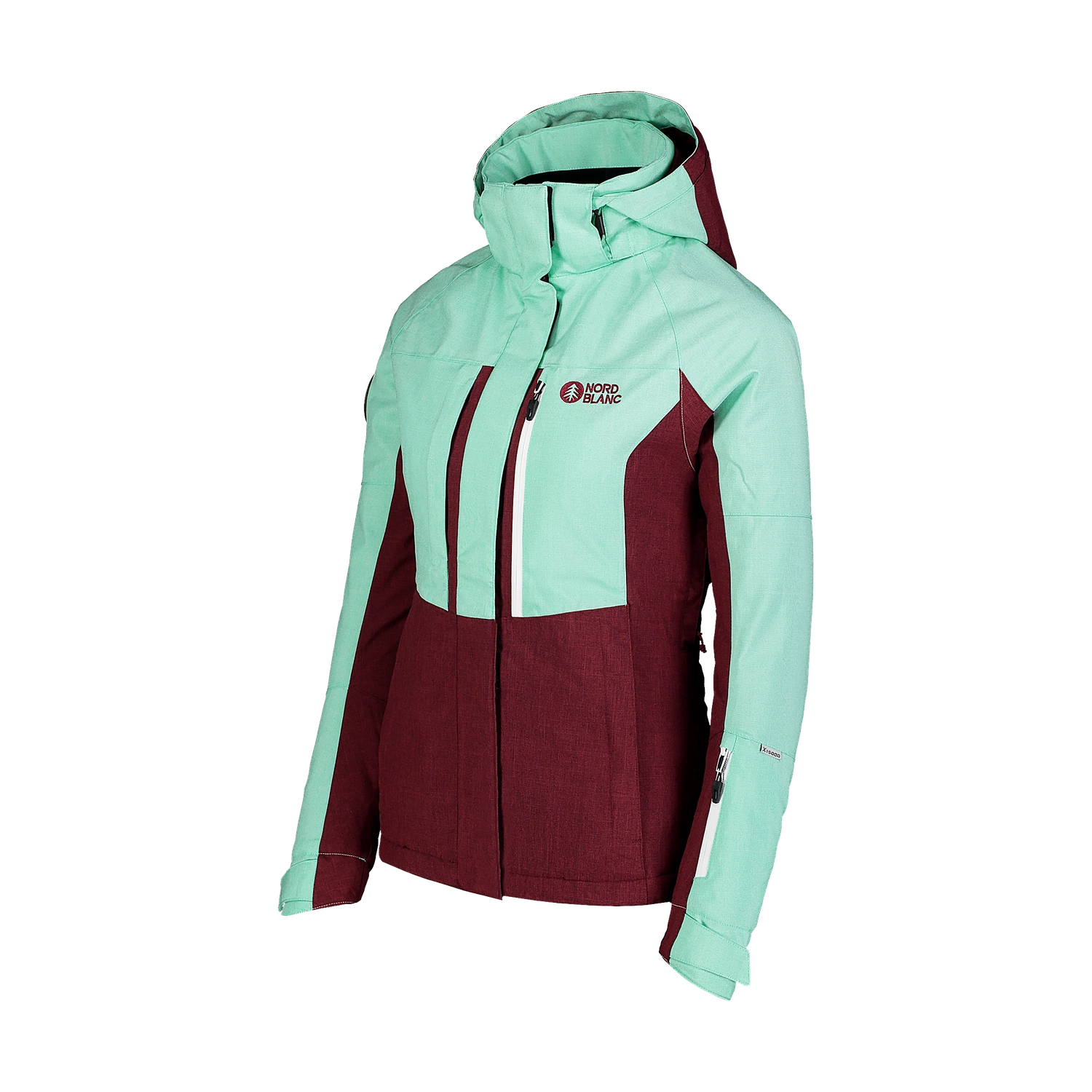 Ski jacket women's - FIGURE wine red-3