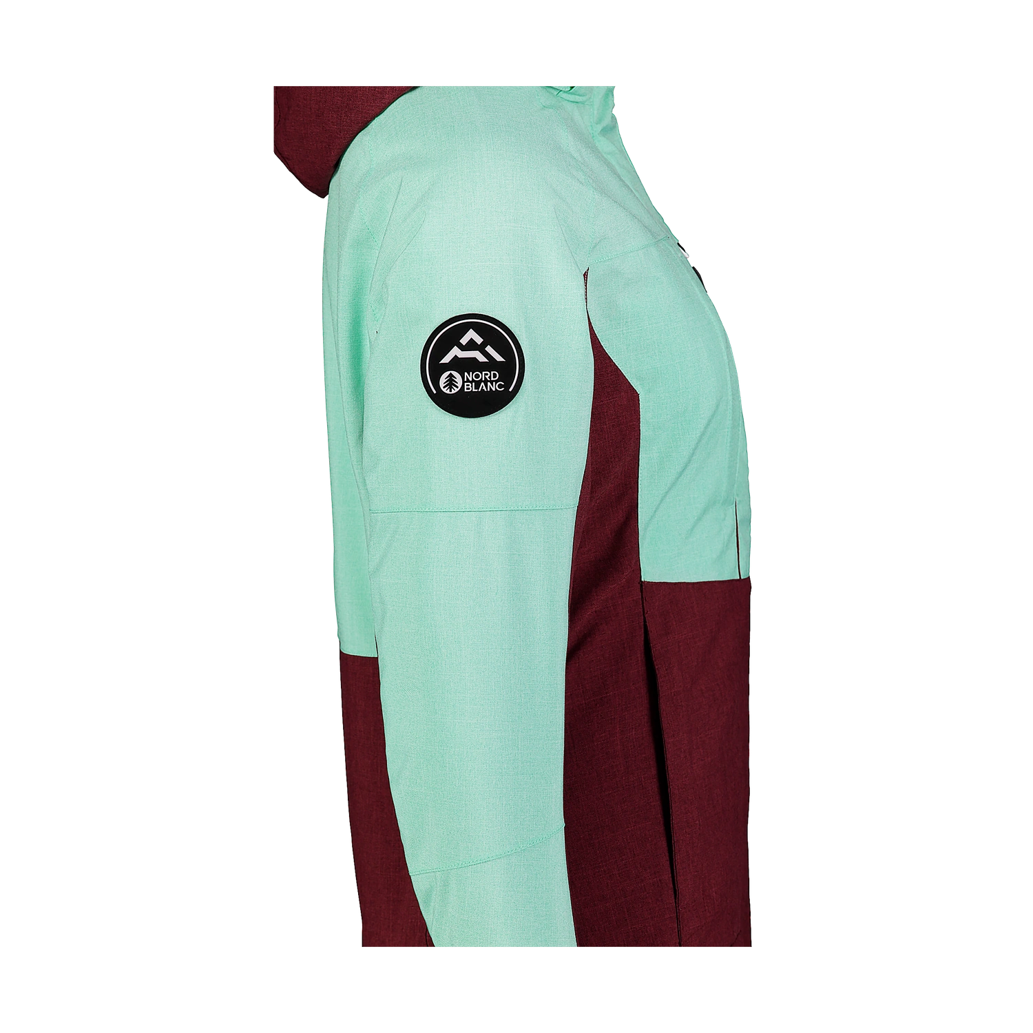 Ski jacket women's - FIGURE wine red-4