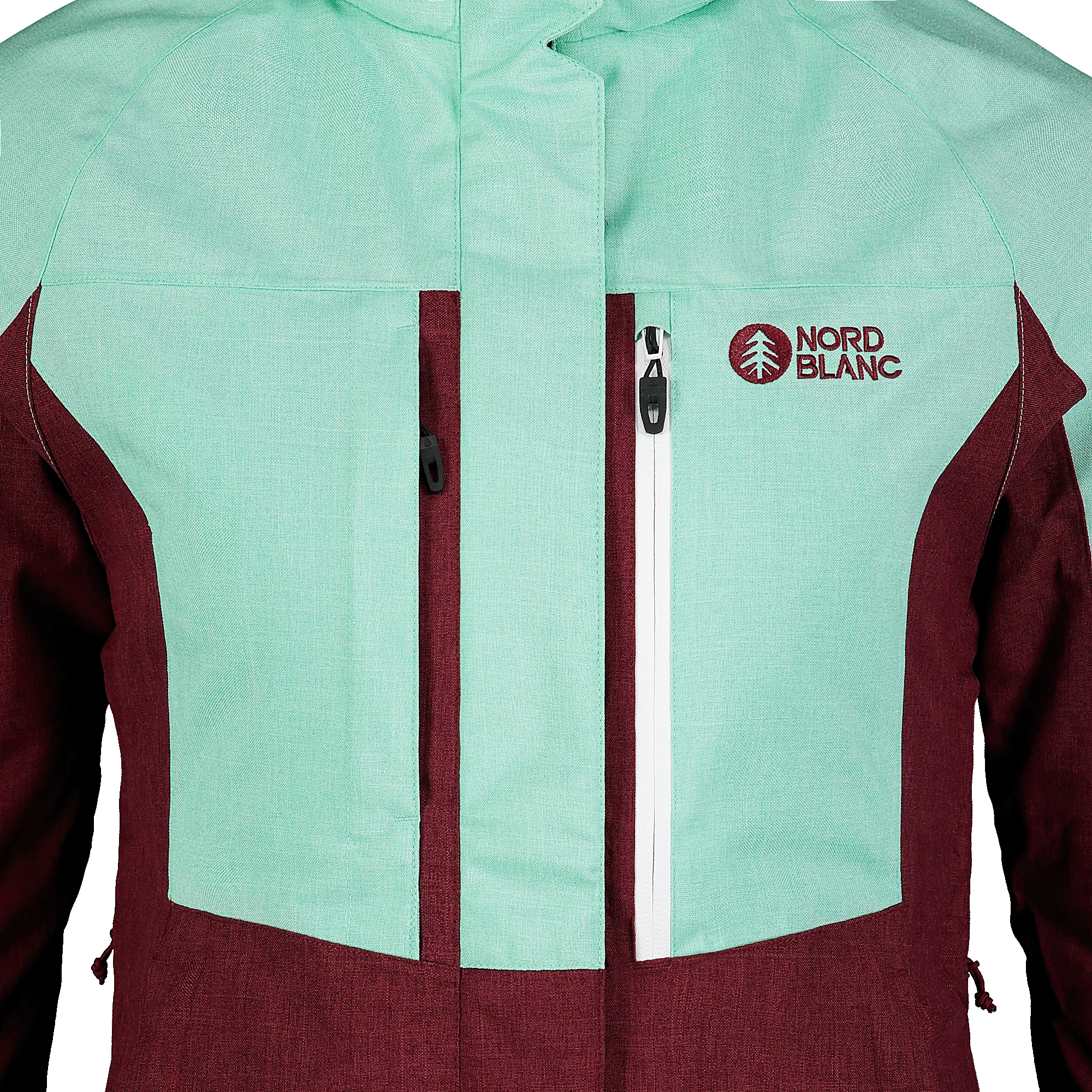Ski jacket women's - FIGURE wine red-6
