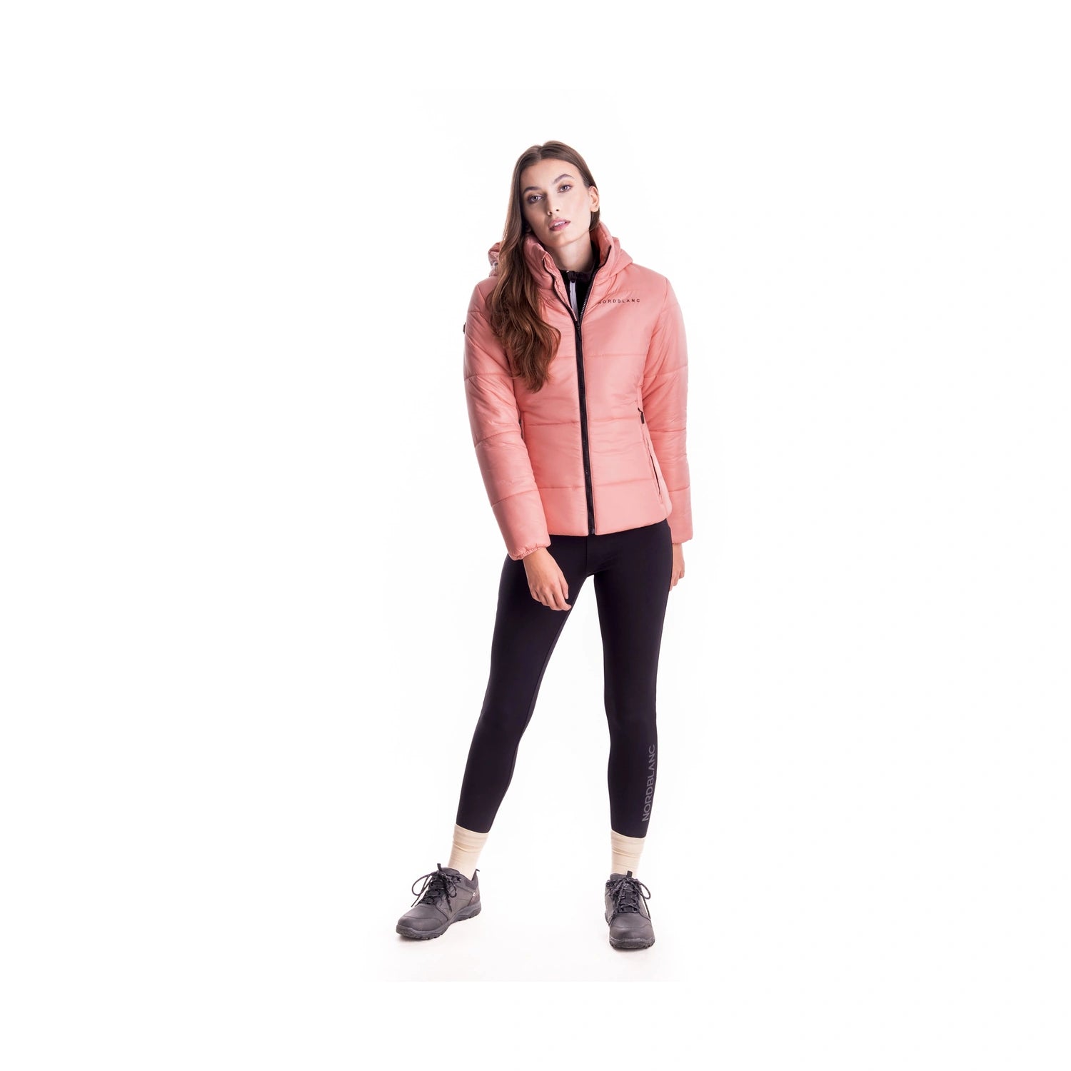 Quilted jacket women's - PUFF pink-2