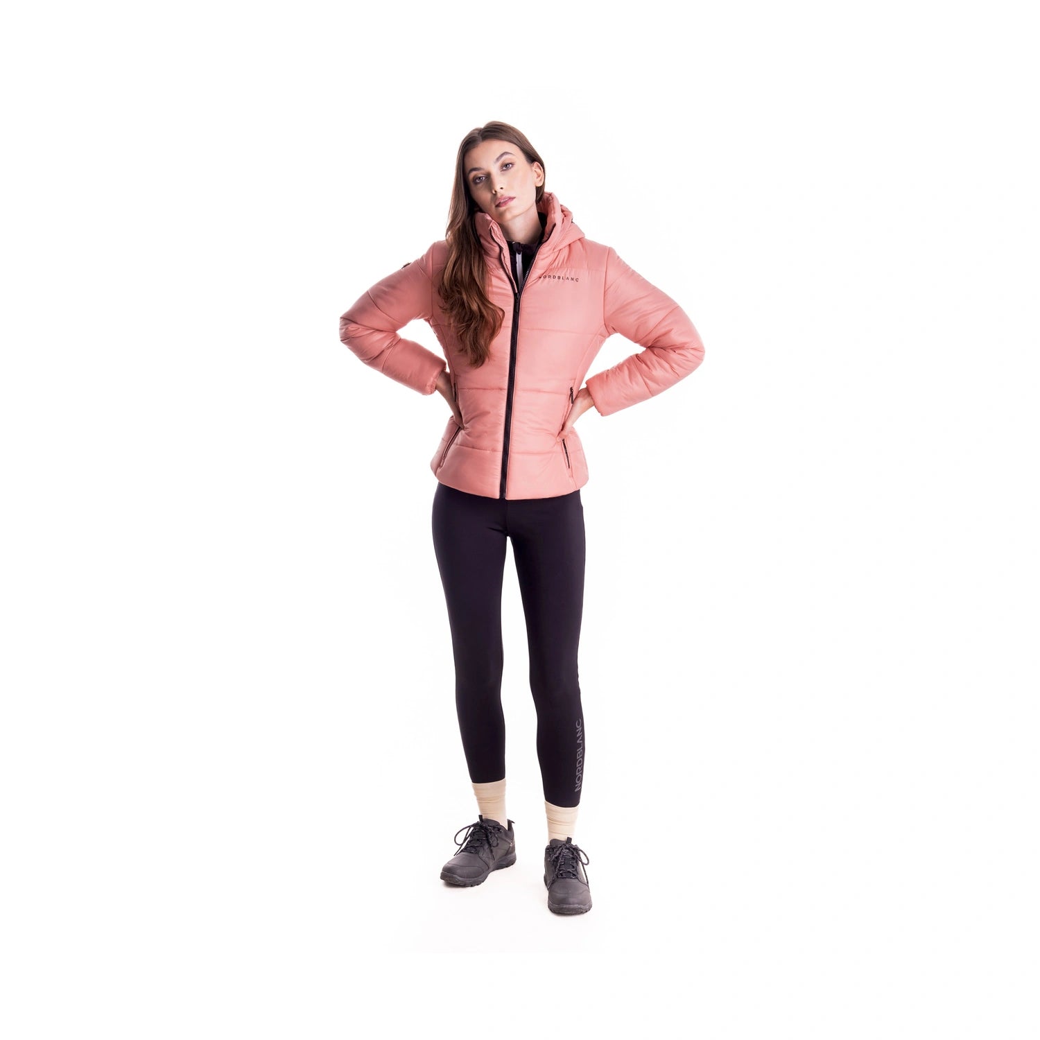 Quilted jacket women's - PUFF pink-3