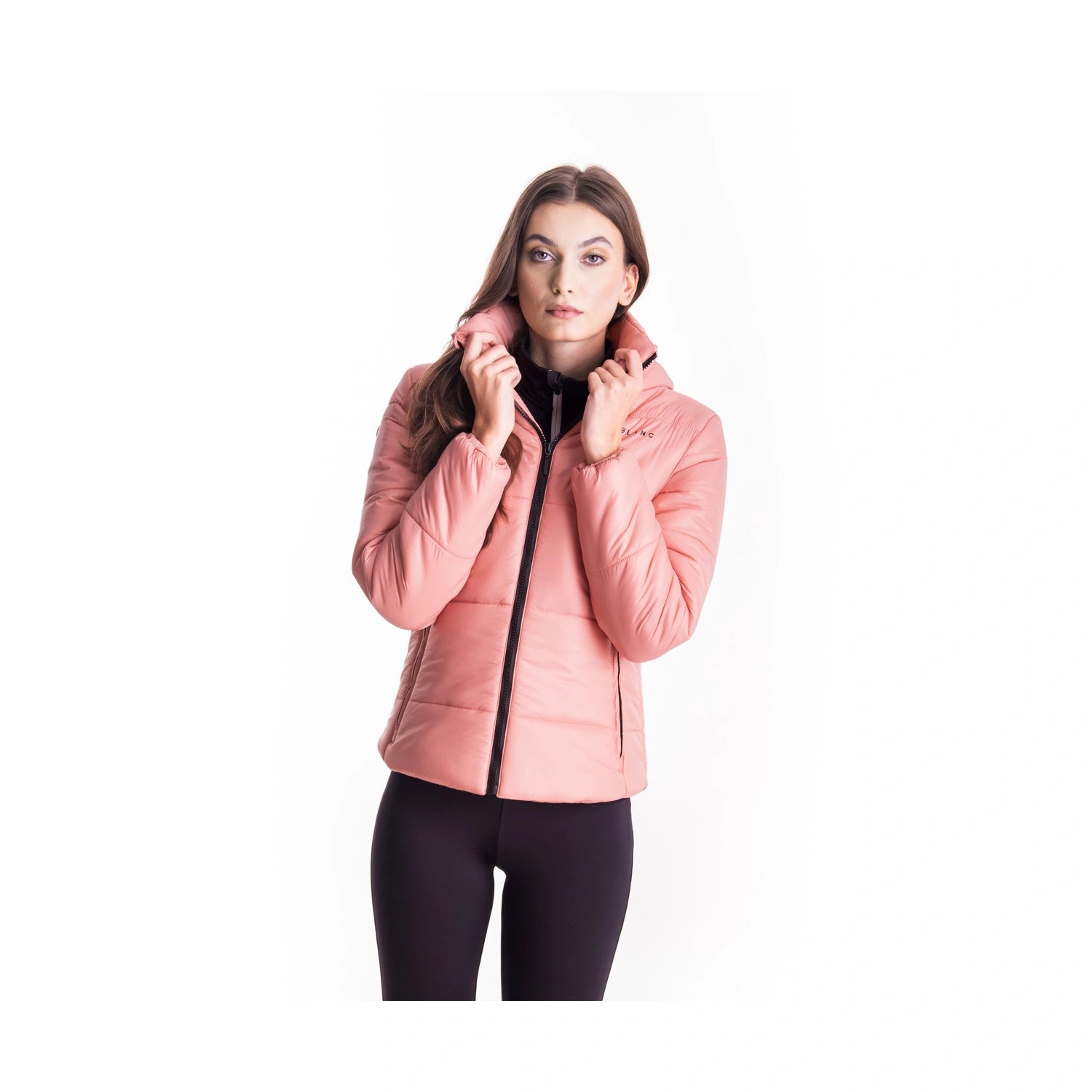 Quilted jacket women's - PUFF pink-4