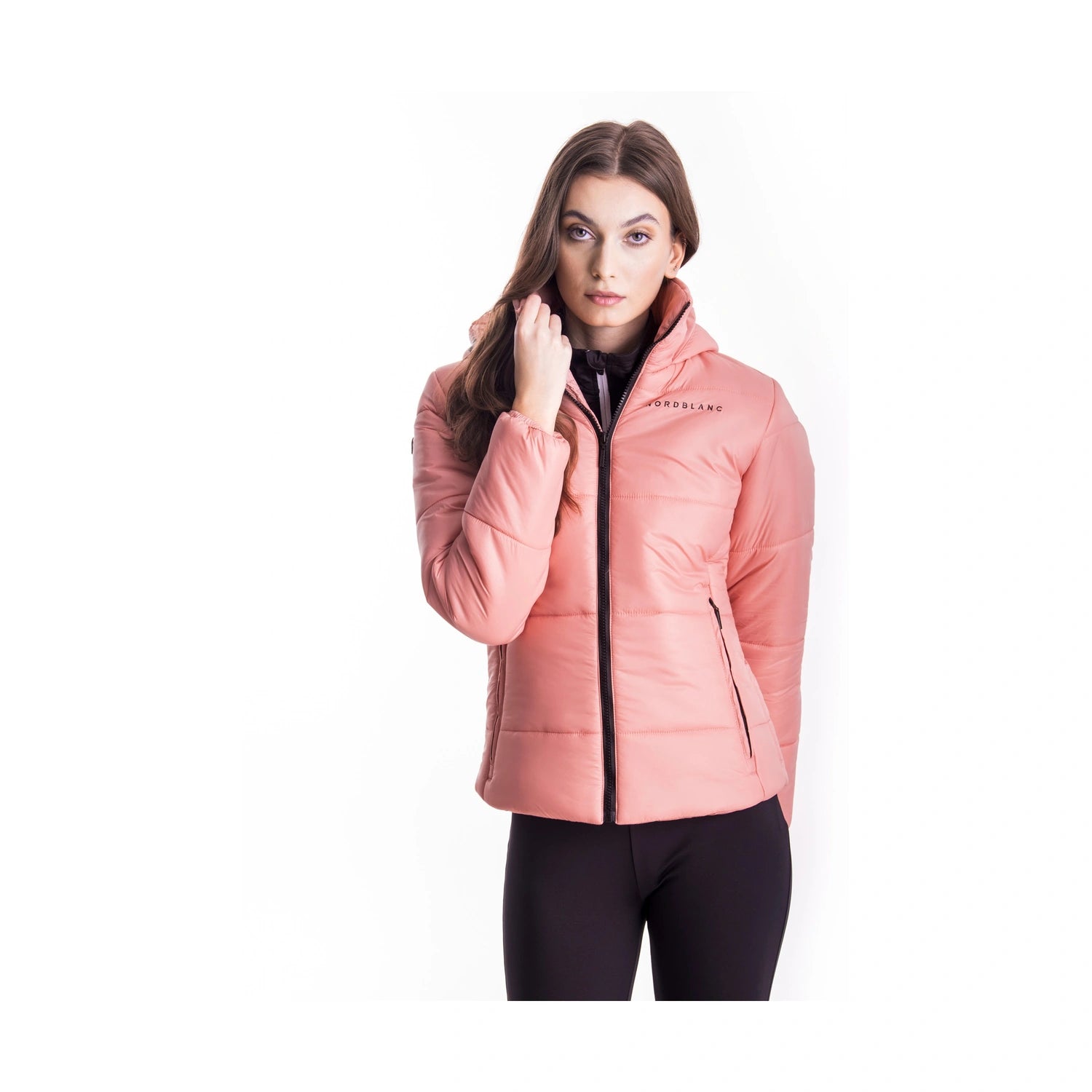 Quilted jacket women's - PUFF pink-5
