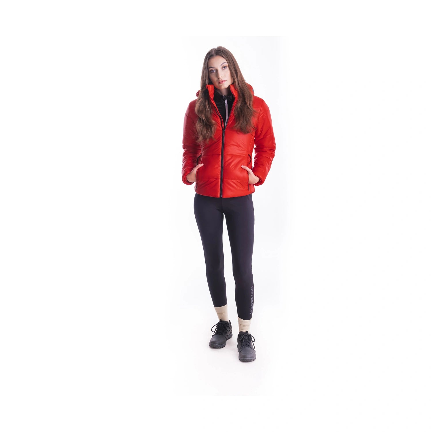 Winterjacke Damen - PUFF rot-2