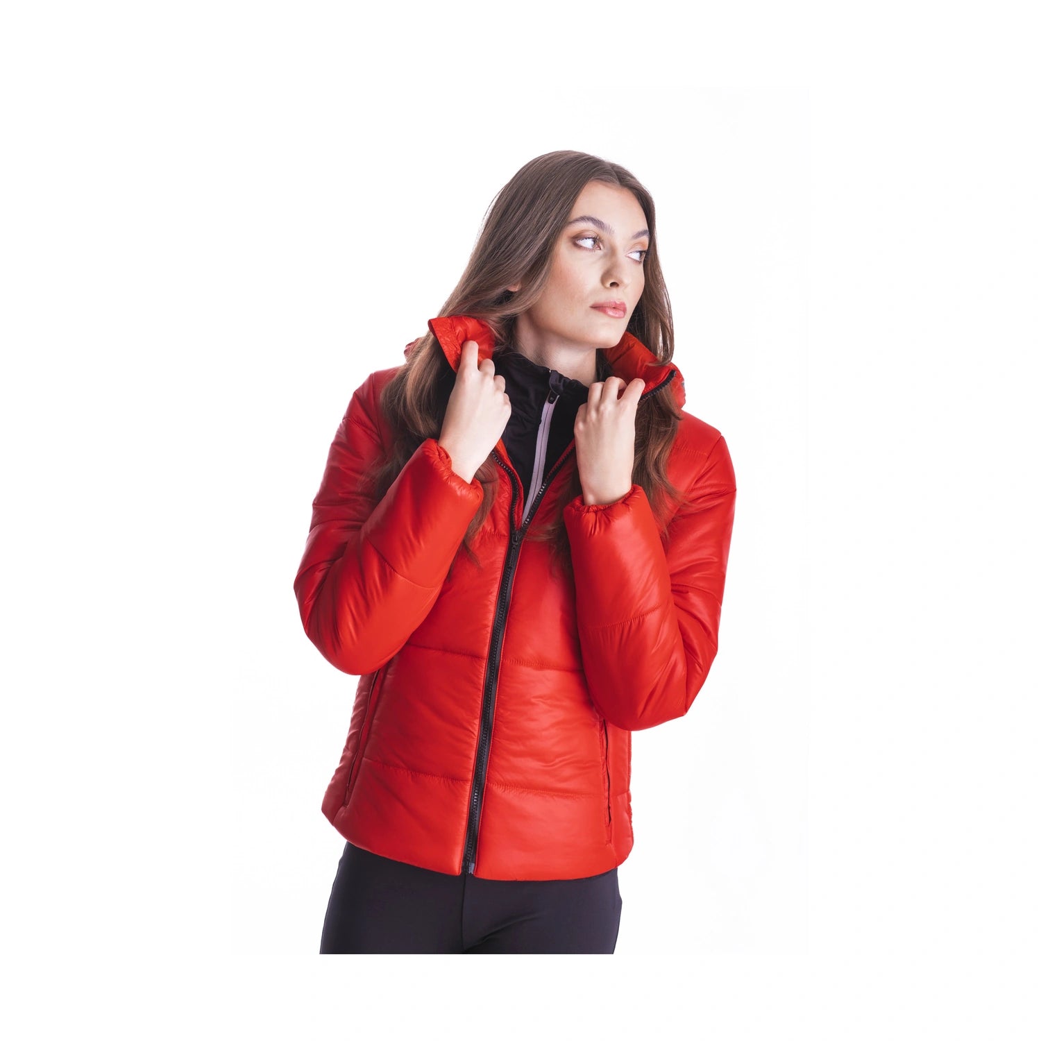 Winterjacke Damen - PUFF rot-3