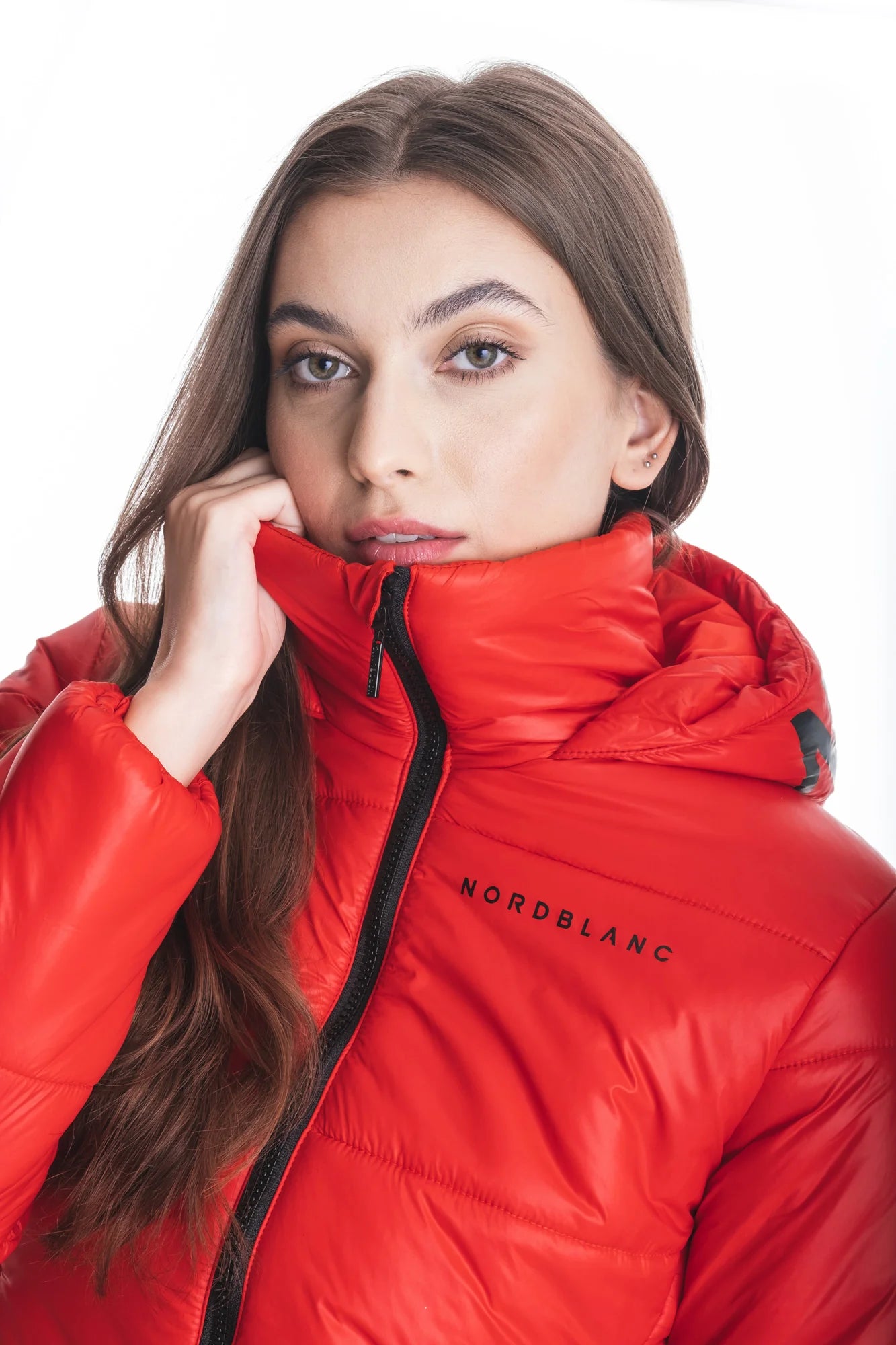 Winterjacke Damen - PUFF rot-5