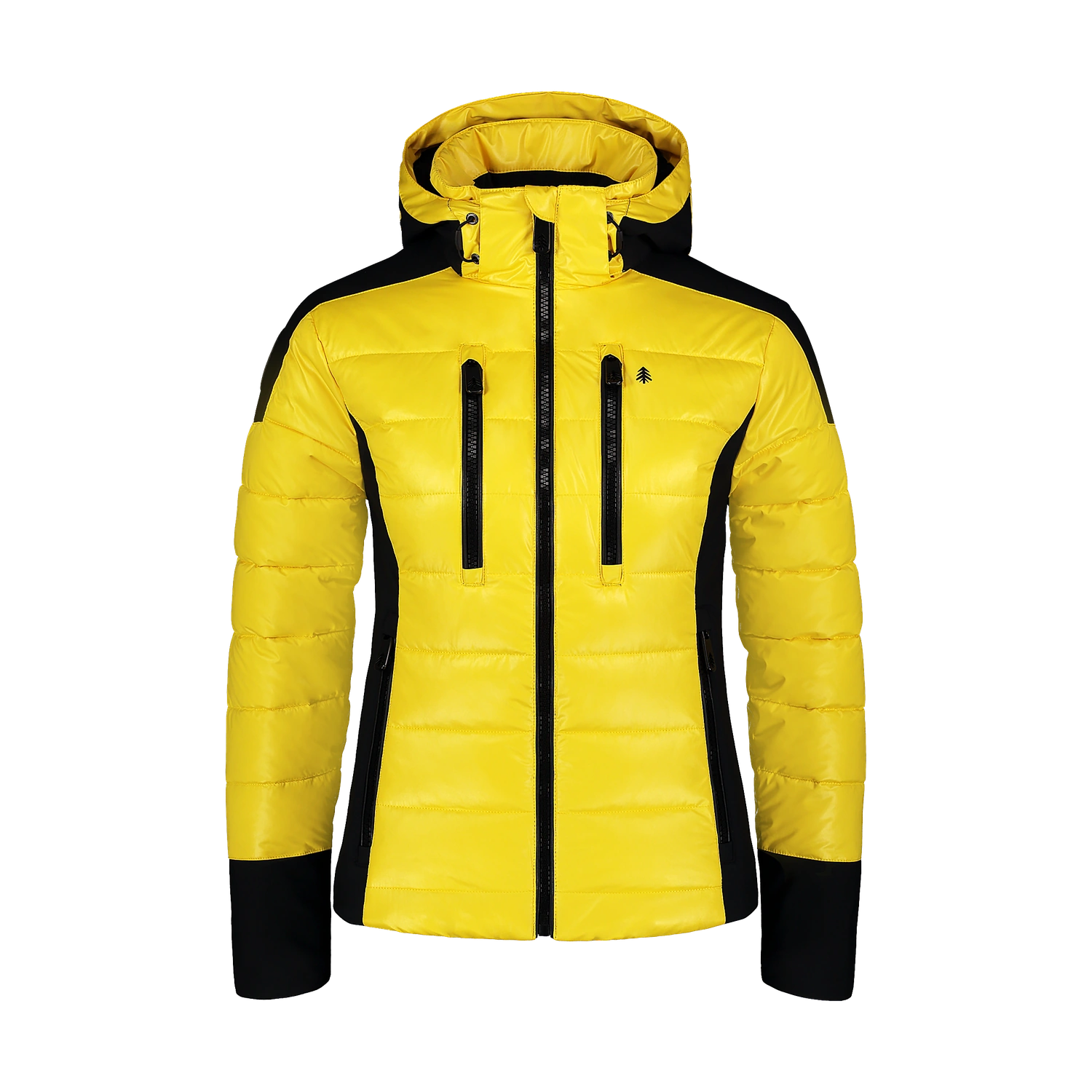 Winterjacke Damen - CONTRAST gelb