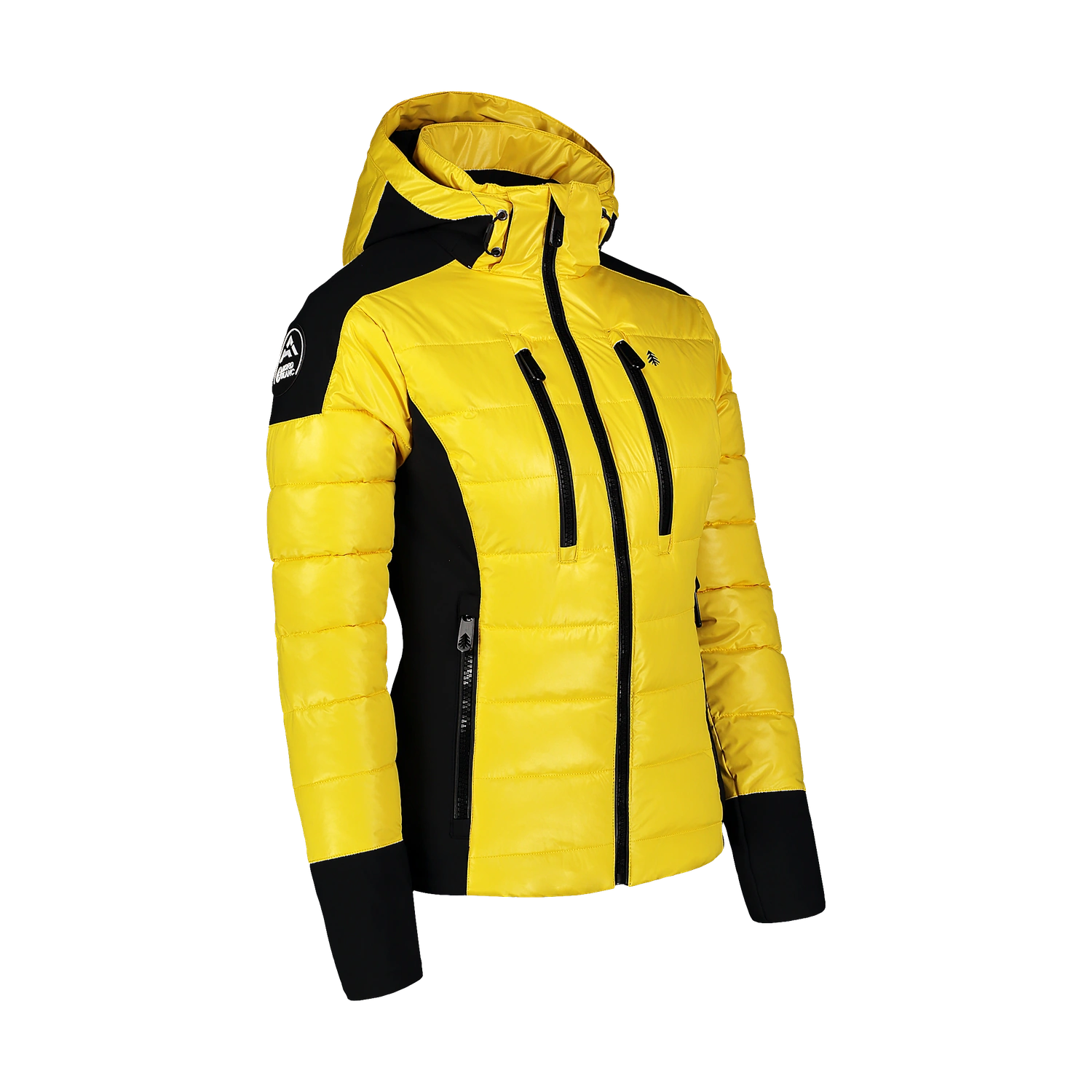 Winterjacke Damen - CONTRAST gelb-2