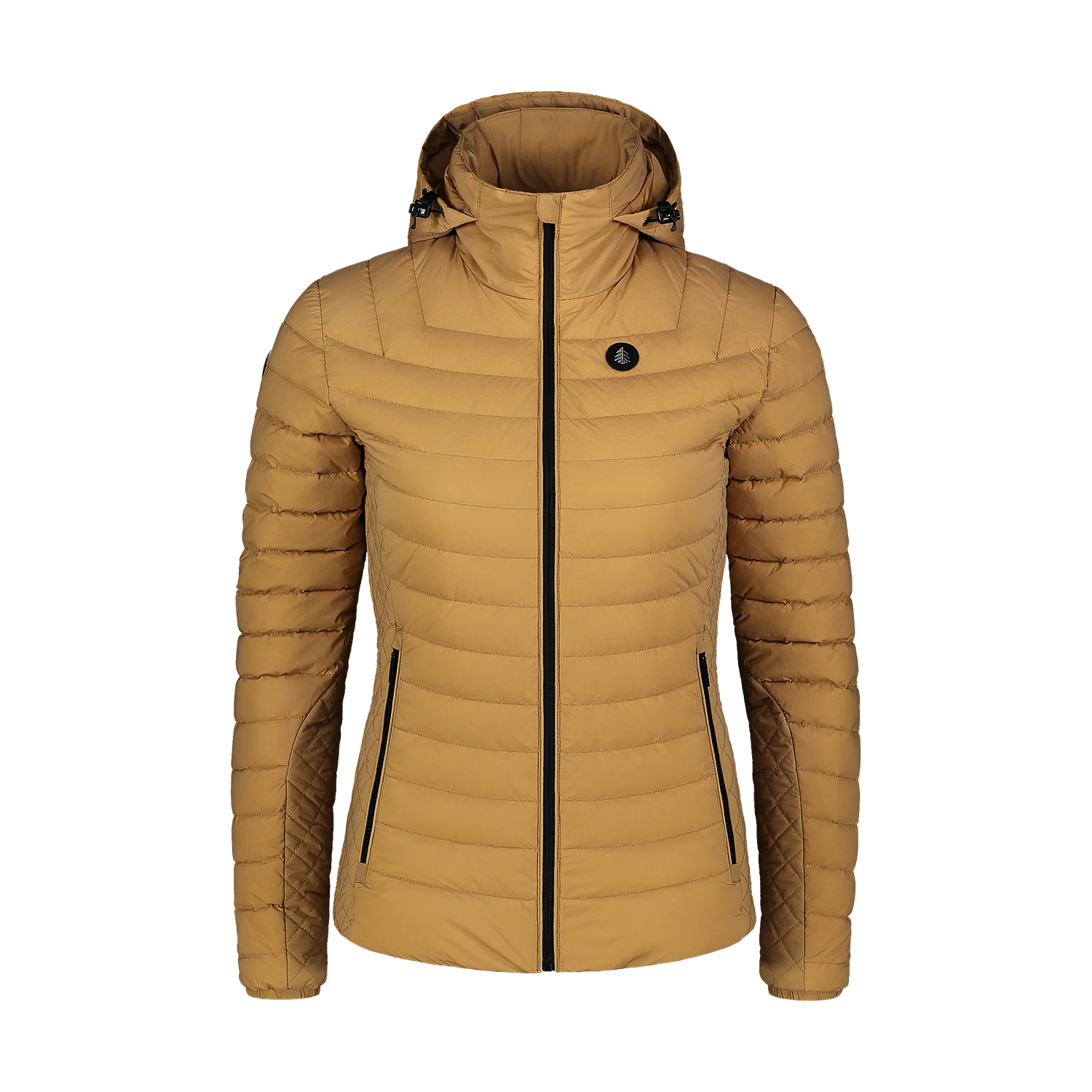 Daunenjacke Damen - MESH beige
