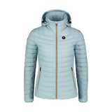 Daunenjacke Damen - MESH blau