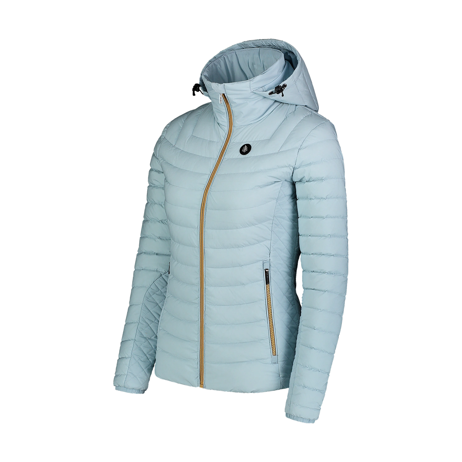 Daunenjacke Damen - MESH blau-3