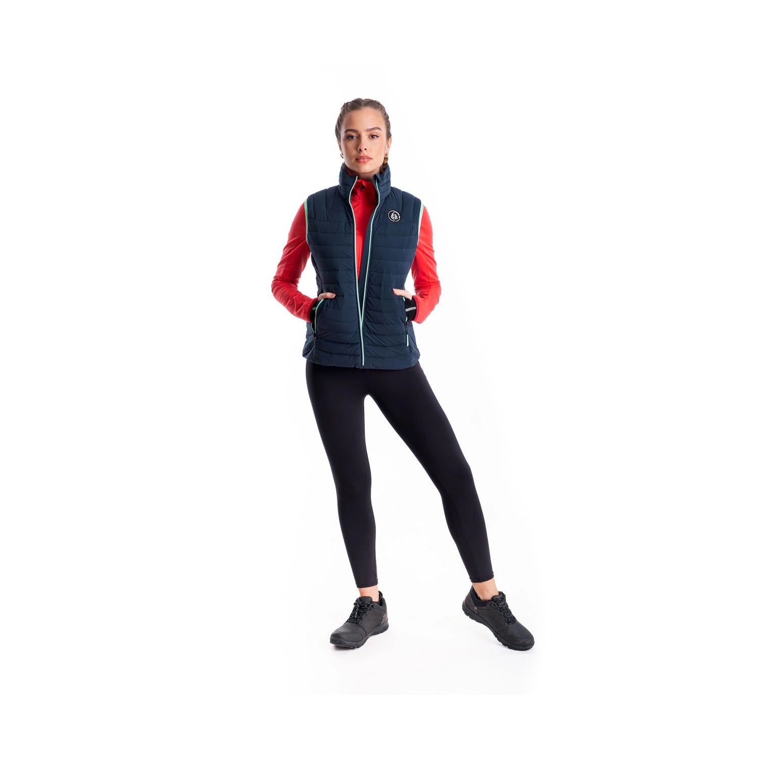 Winterweste Damen - TRAMMEL blau-2