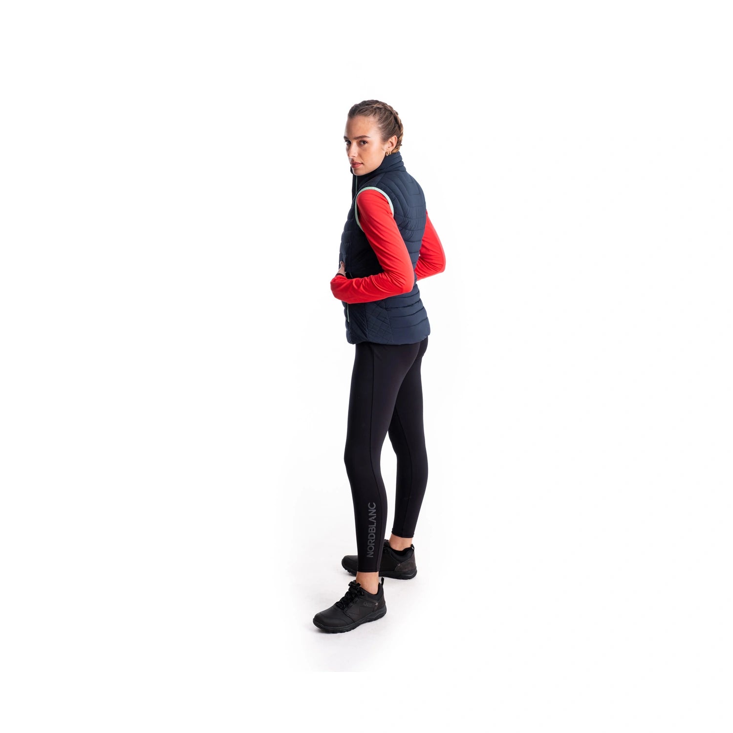 Winterweste Damen - TRAMMEL blau-3