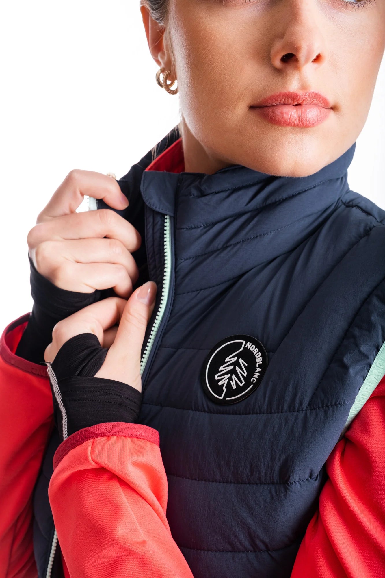 Winterweste Damen - TRAMMEL blau-5