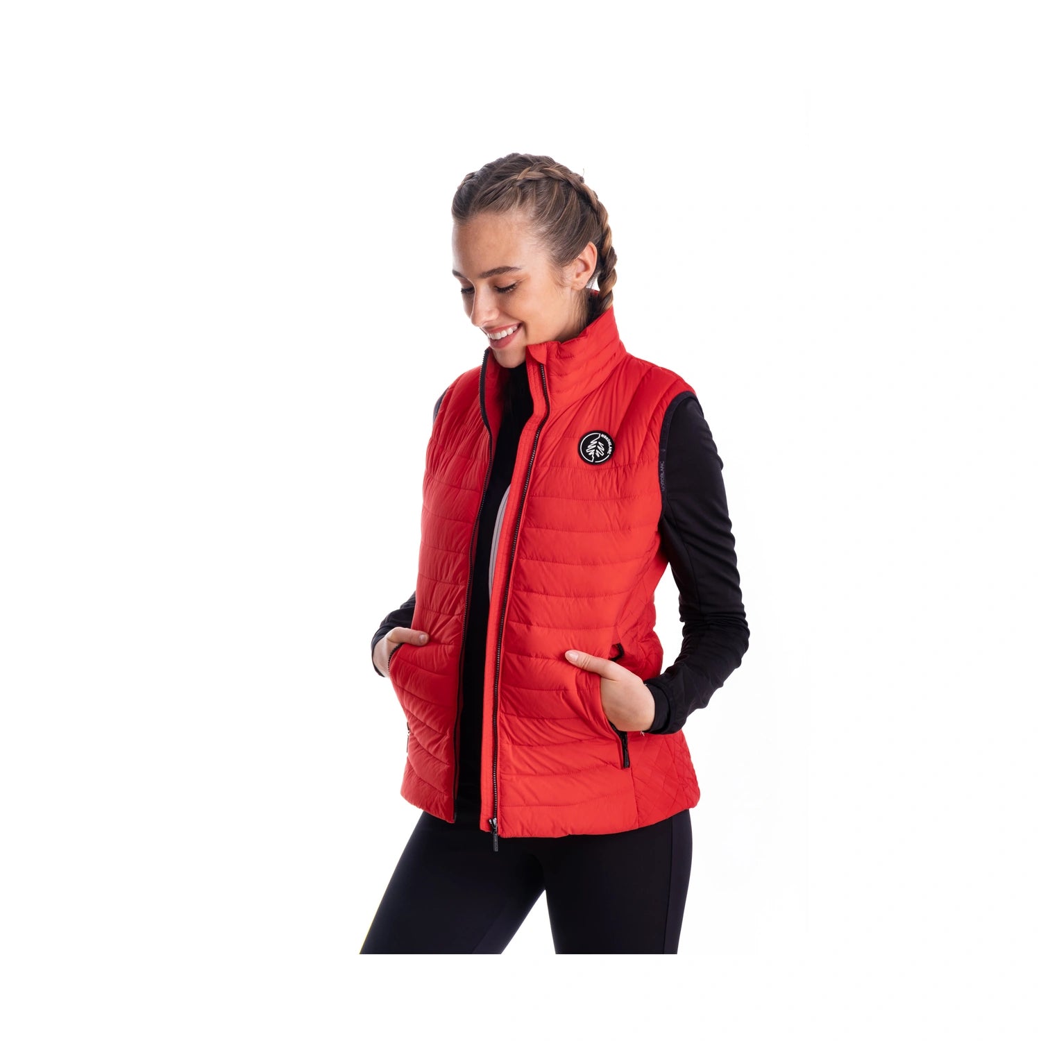 Winter vest women's - TRAMMEL red-2