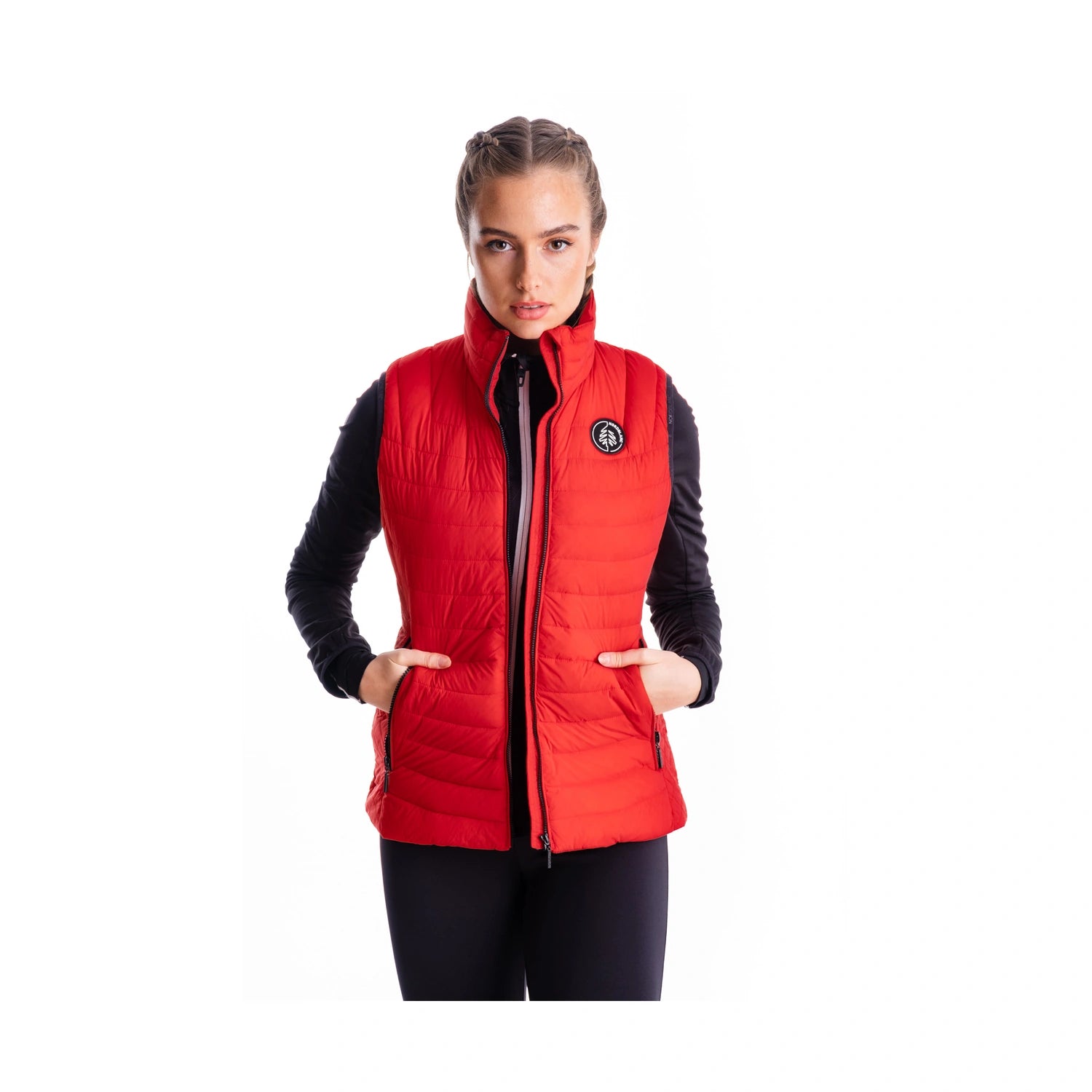 Winter vest women's - TRAMMEL red-3