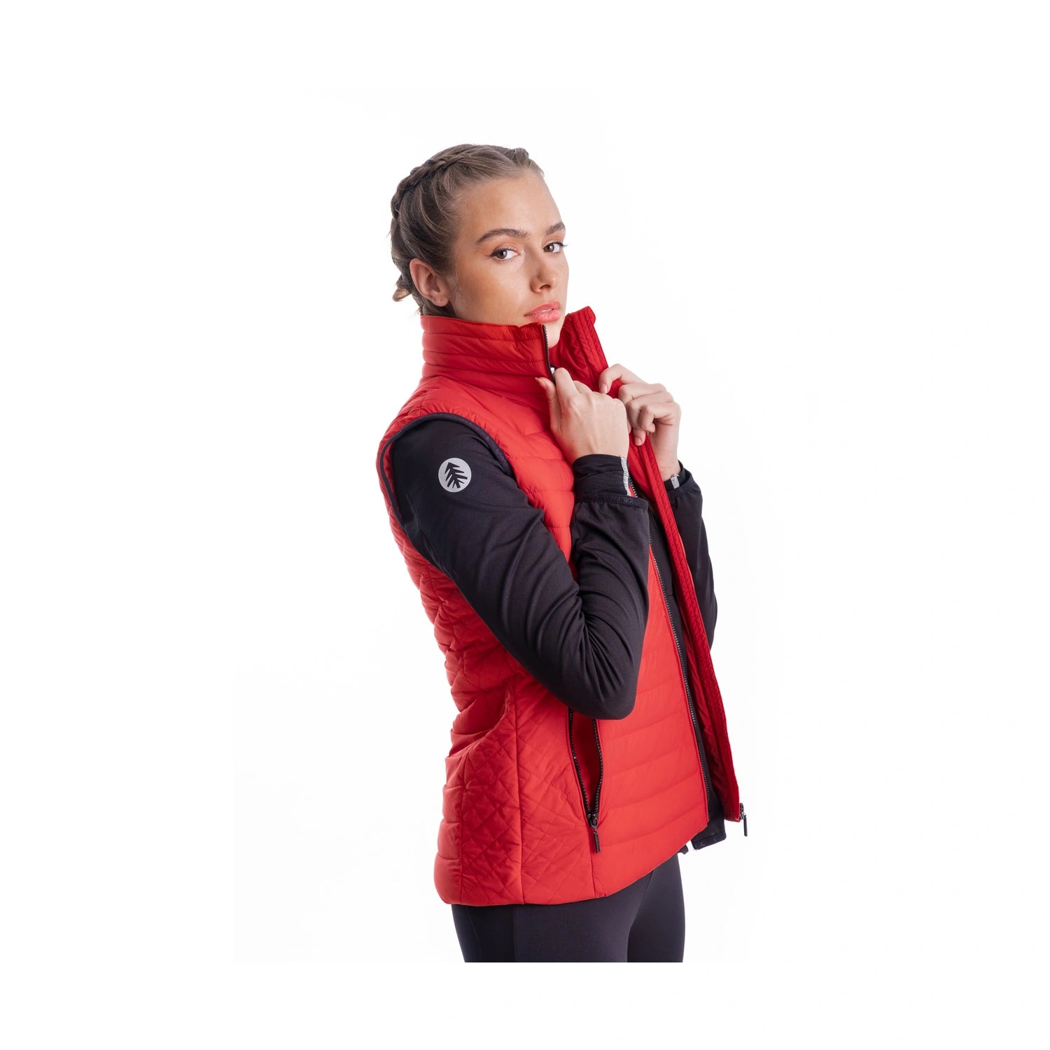 Winter vest women's - TRAMMEL red-4