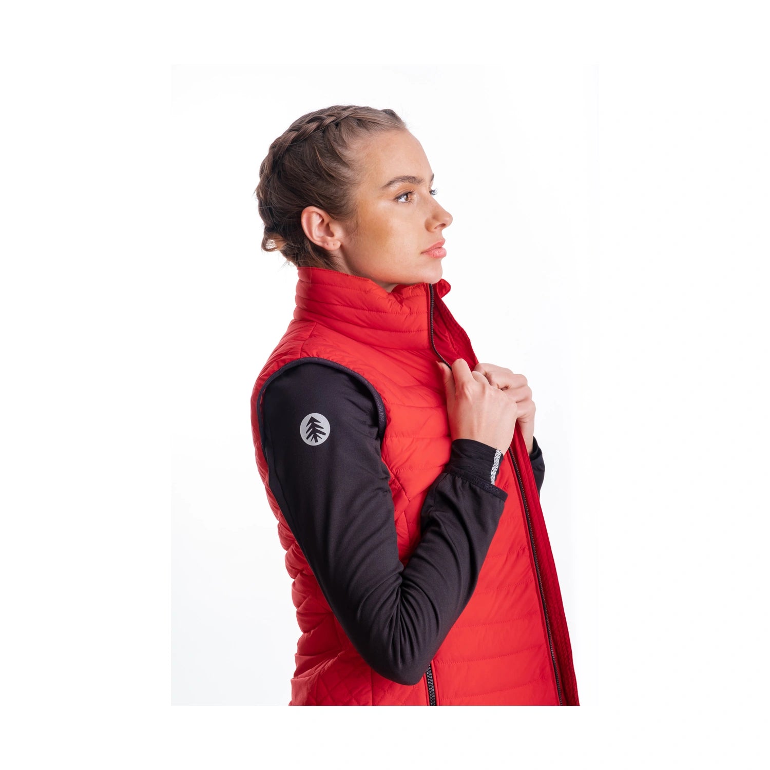 Winter vest women's - TRAMMEL red-6
