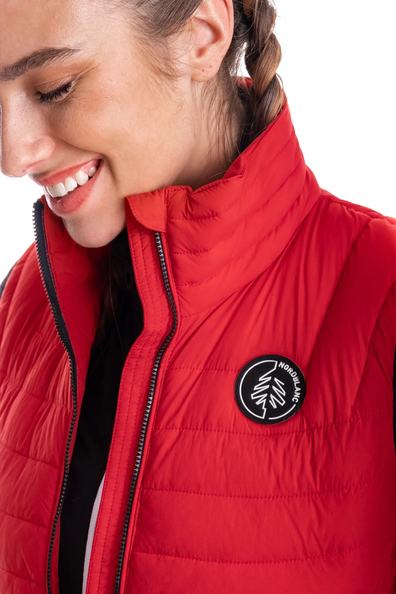 Winter vest women's - TRAMMEL red-7