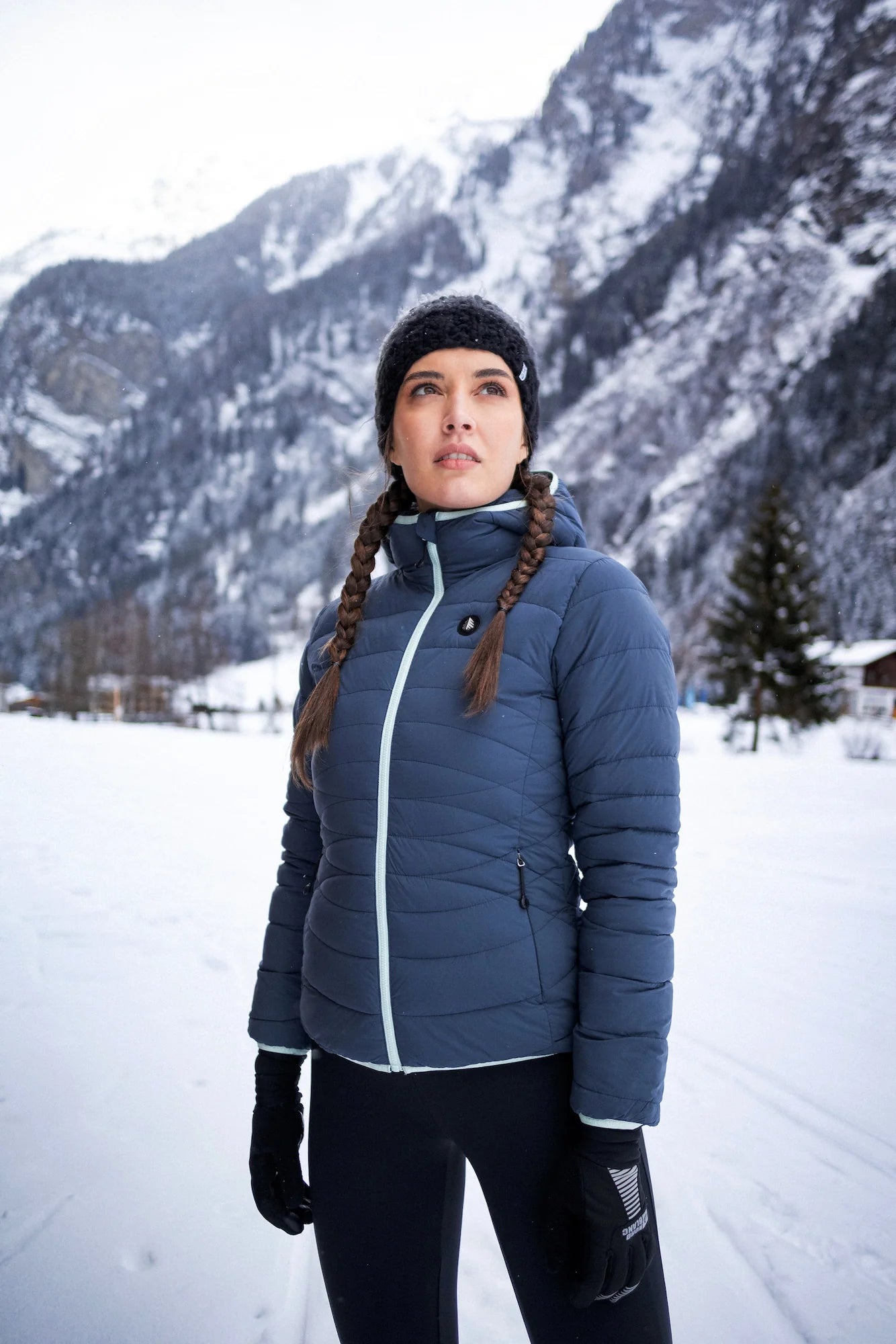 Prošivena jakna ženska - COIL plava-4