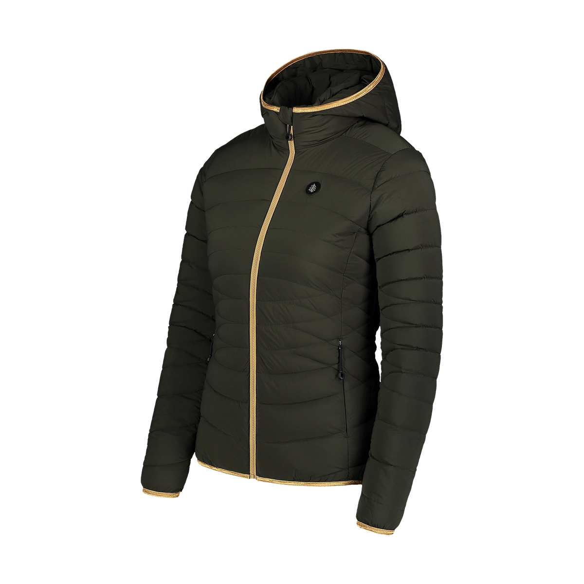 Quilted jacket women's - COIL khaki – image 3