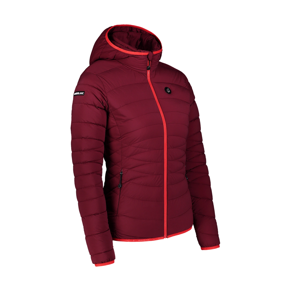 Jachetă matlasată pentru femei - COIL bordo-2