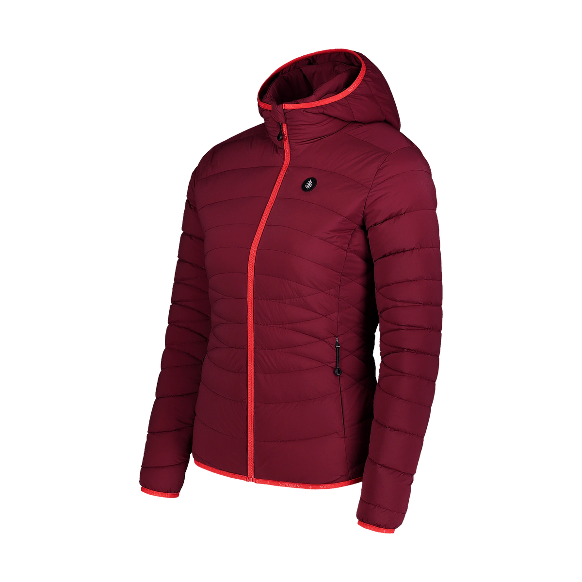 Jachetă matlasată pentru femei - COIL bordo-3