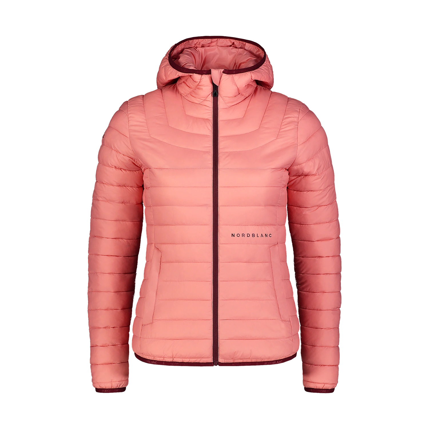 Quilted jacket women's - SYMMETRY pink-1