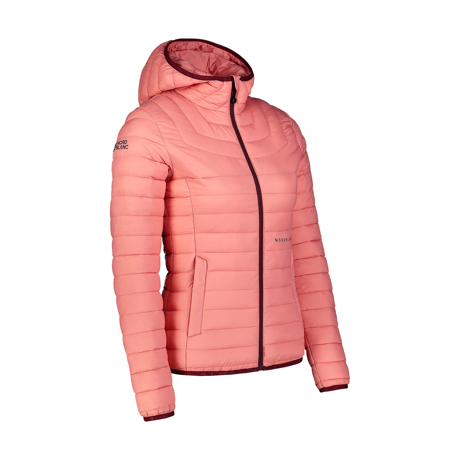 Quilted jacket women's - SYMMETRY pink-2