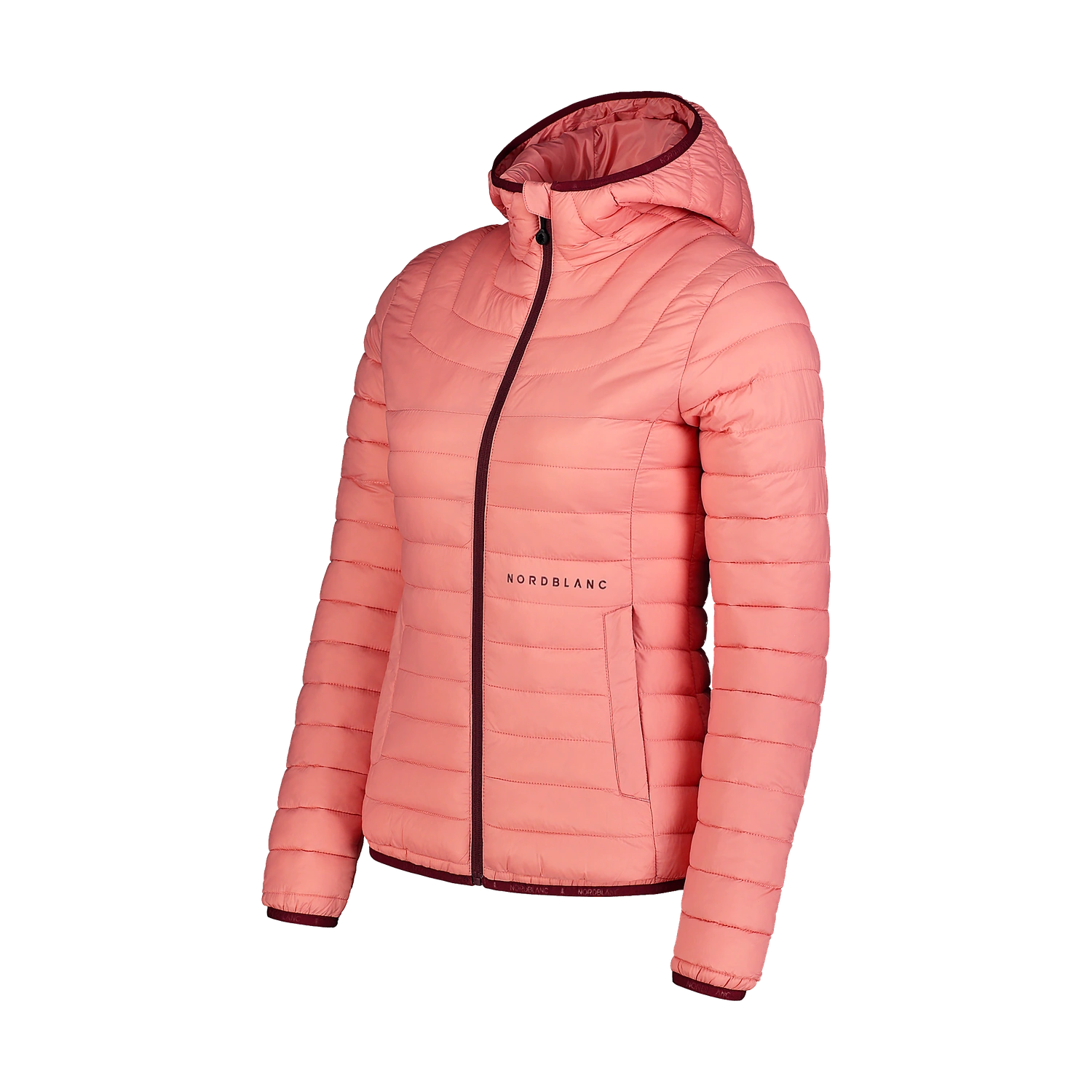 Quilted jacket women's - SYMMETRY pink-4