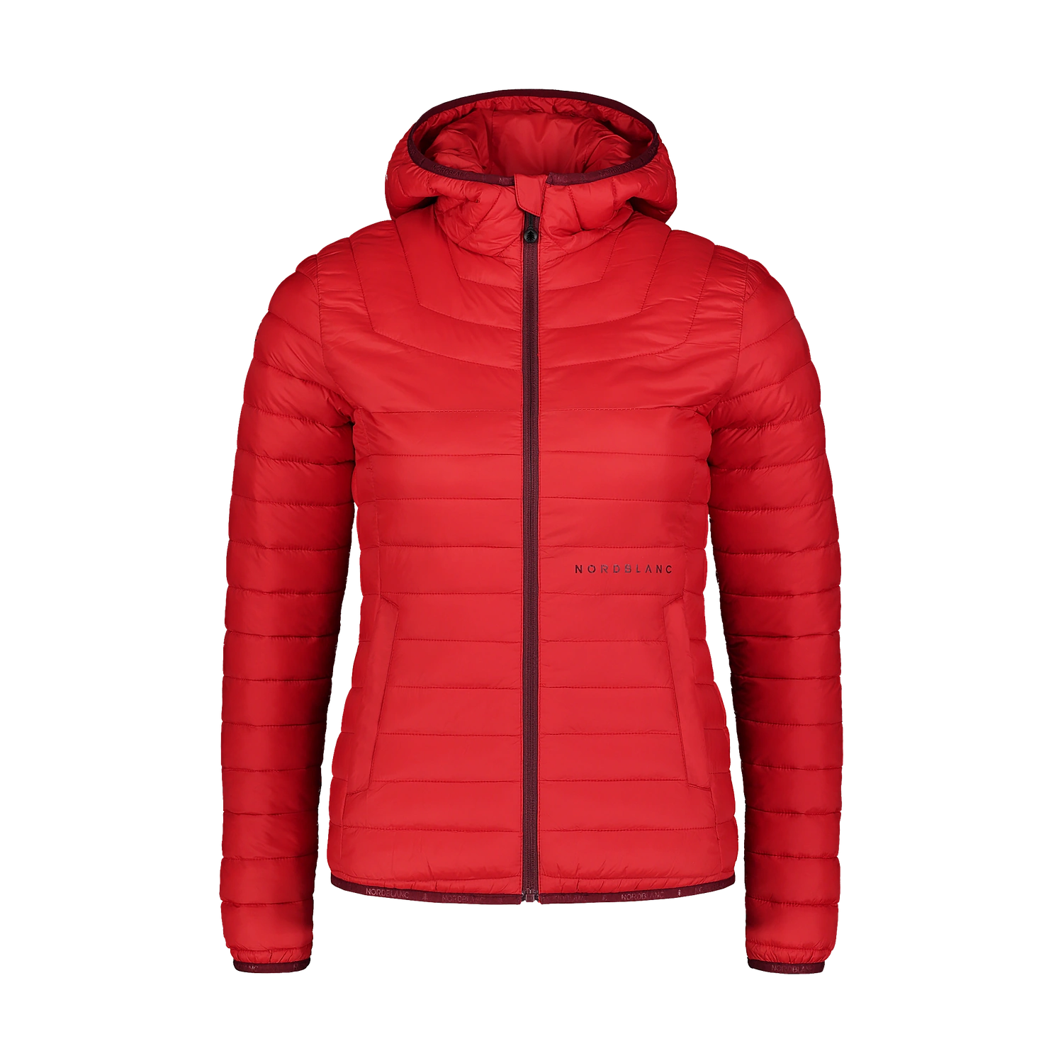 Winterjacke Damen - SYMMETRY rot