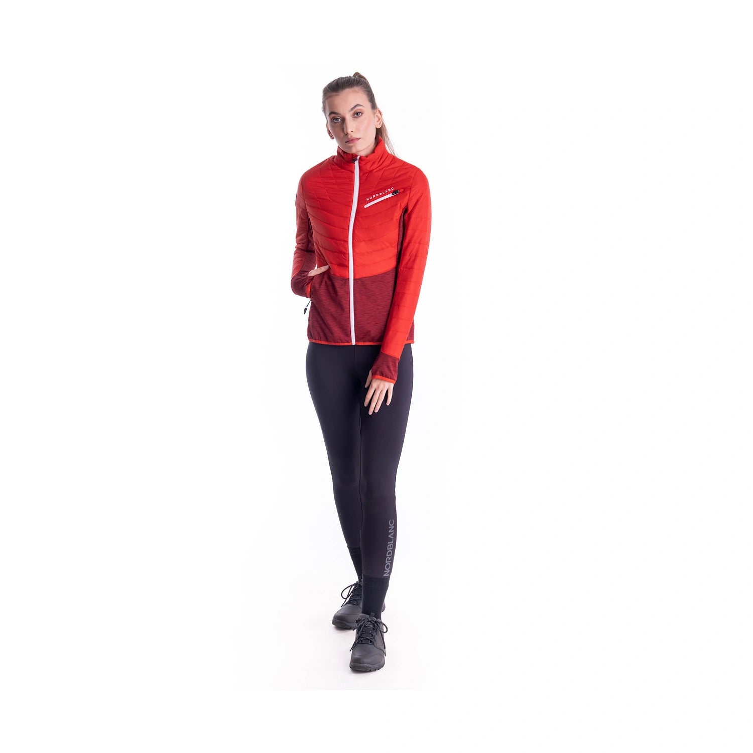 Sports jacket women's - POLAR red-2
