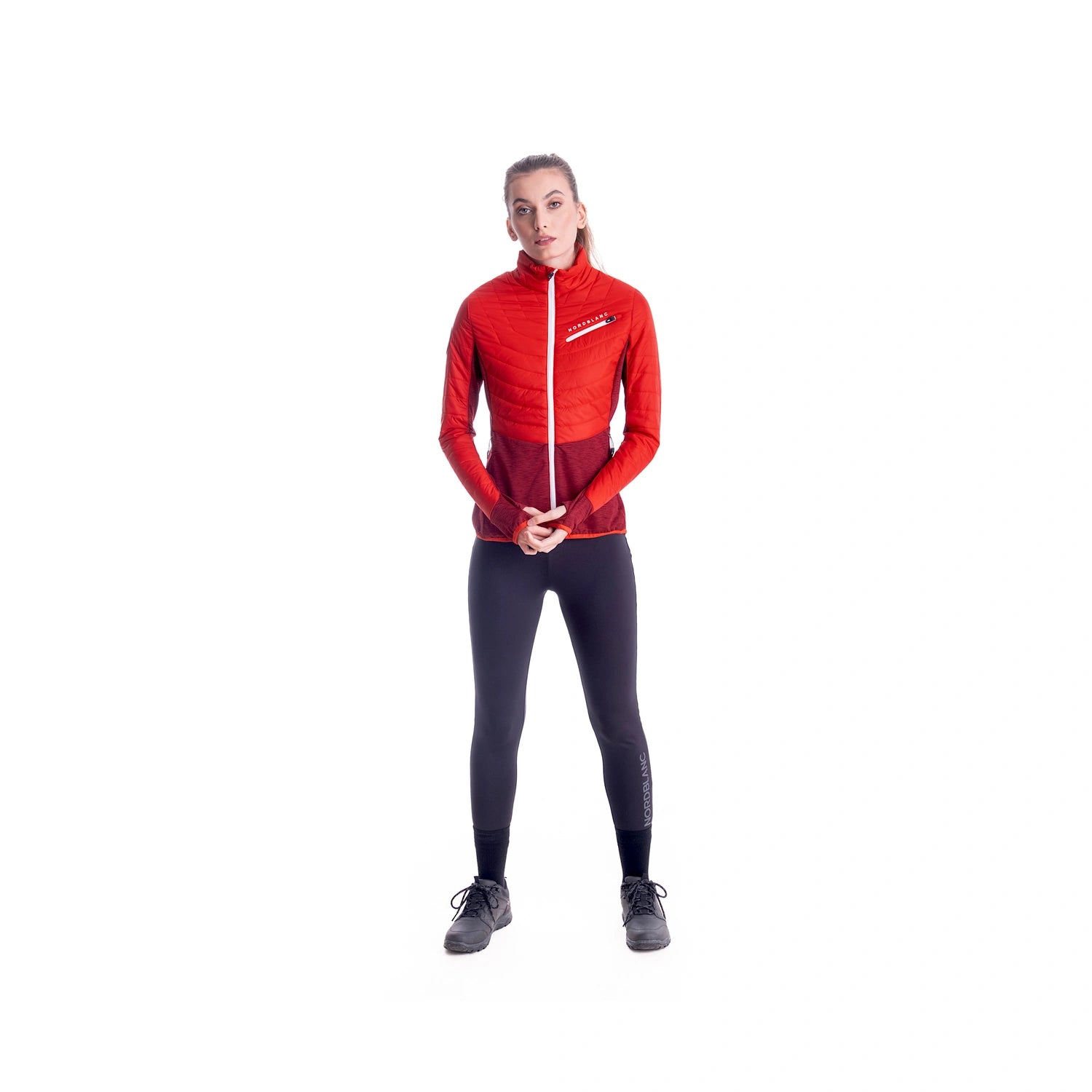Sports jacket women's - POLAR red-3