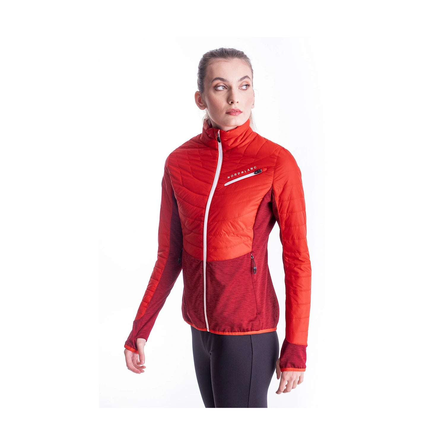 Sports jacket women's - POLAR red-5