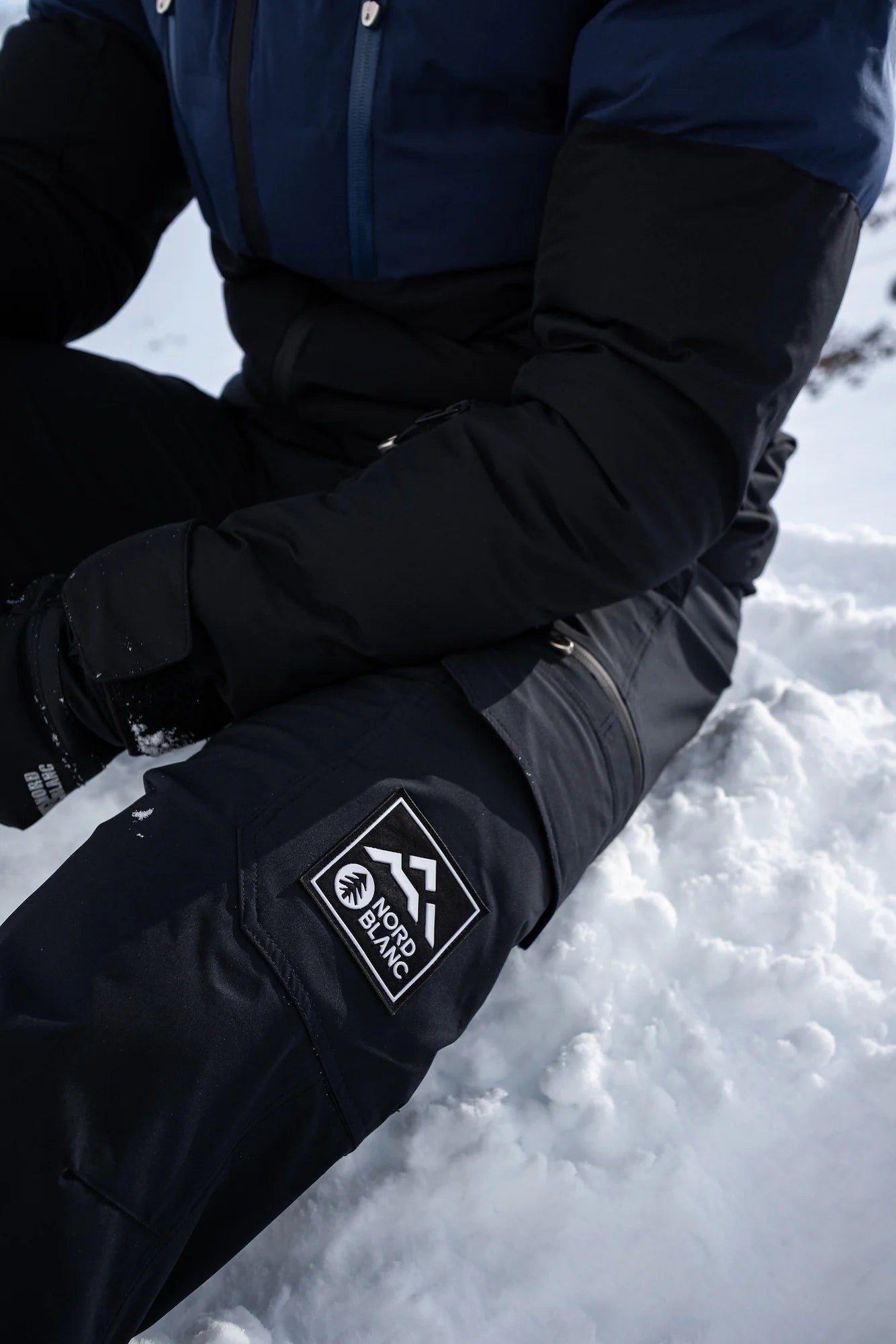 Pantaloni de schi pentru bărbați - PREPARED negri-4