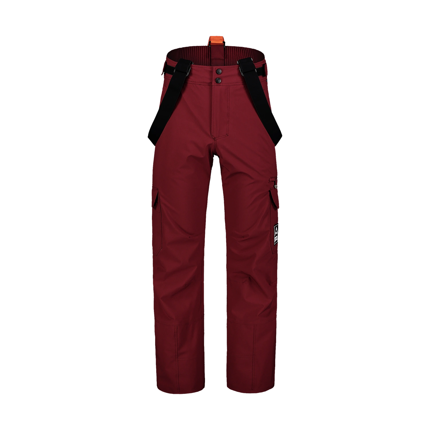 Ski pants men's - PREPARED wine red-1