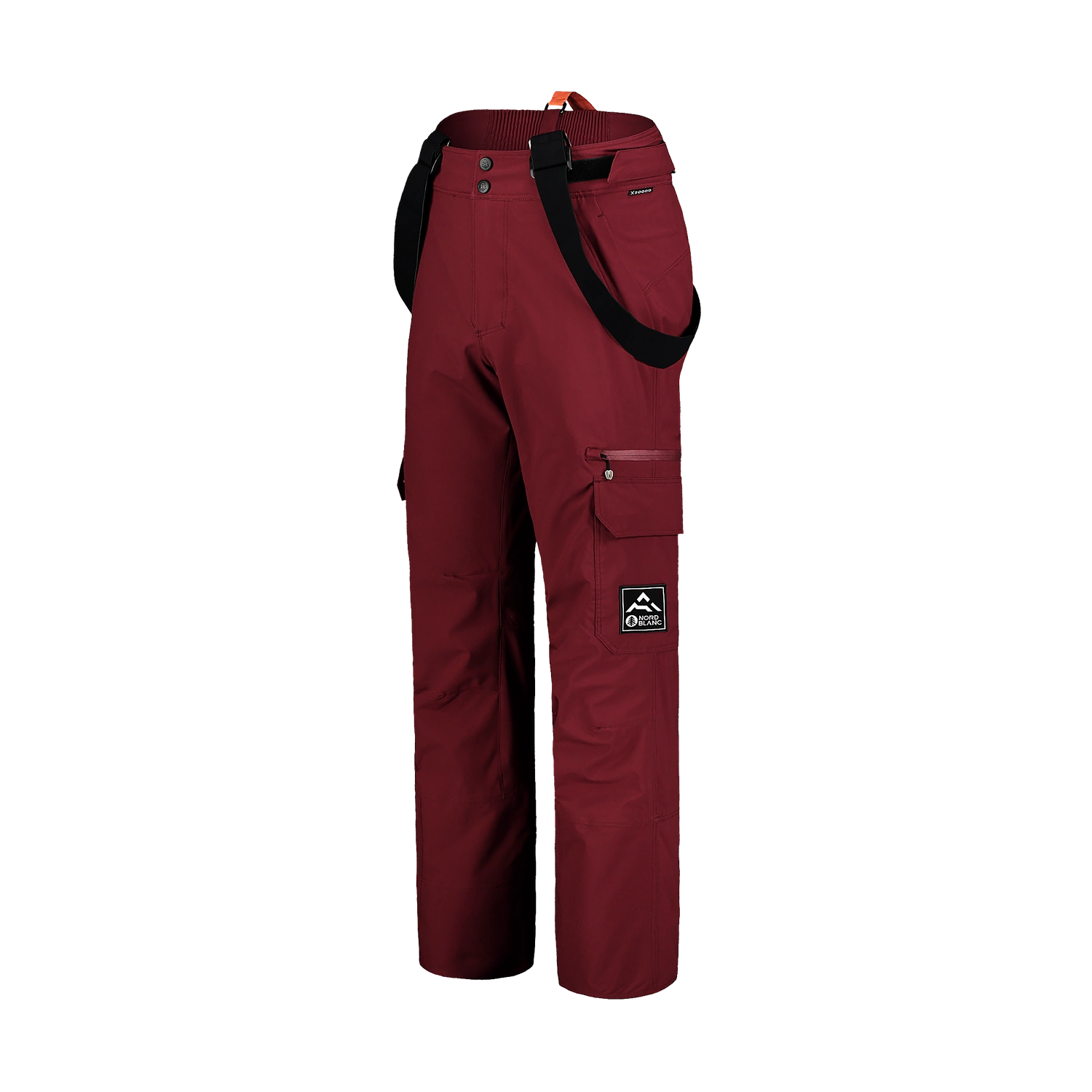 Ski pants men's - PREPARED wine red-2