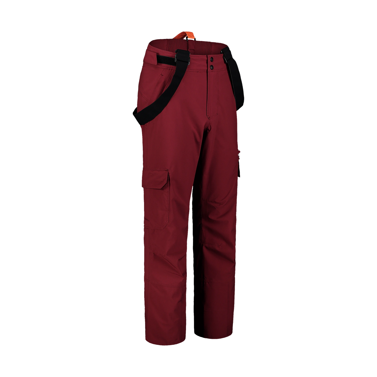 Ski pants men's - PREPARED wine red-6