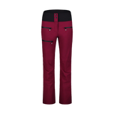 Ski pants women's - OBLIGE wine red