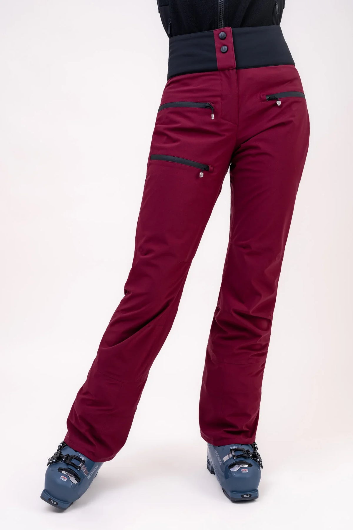 Ski pants women's - OBLIGE wine red – image 2