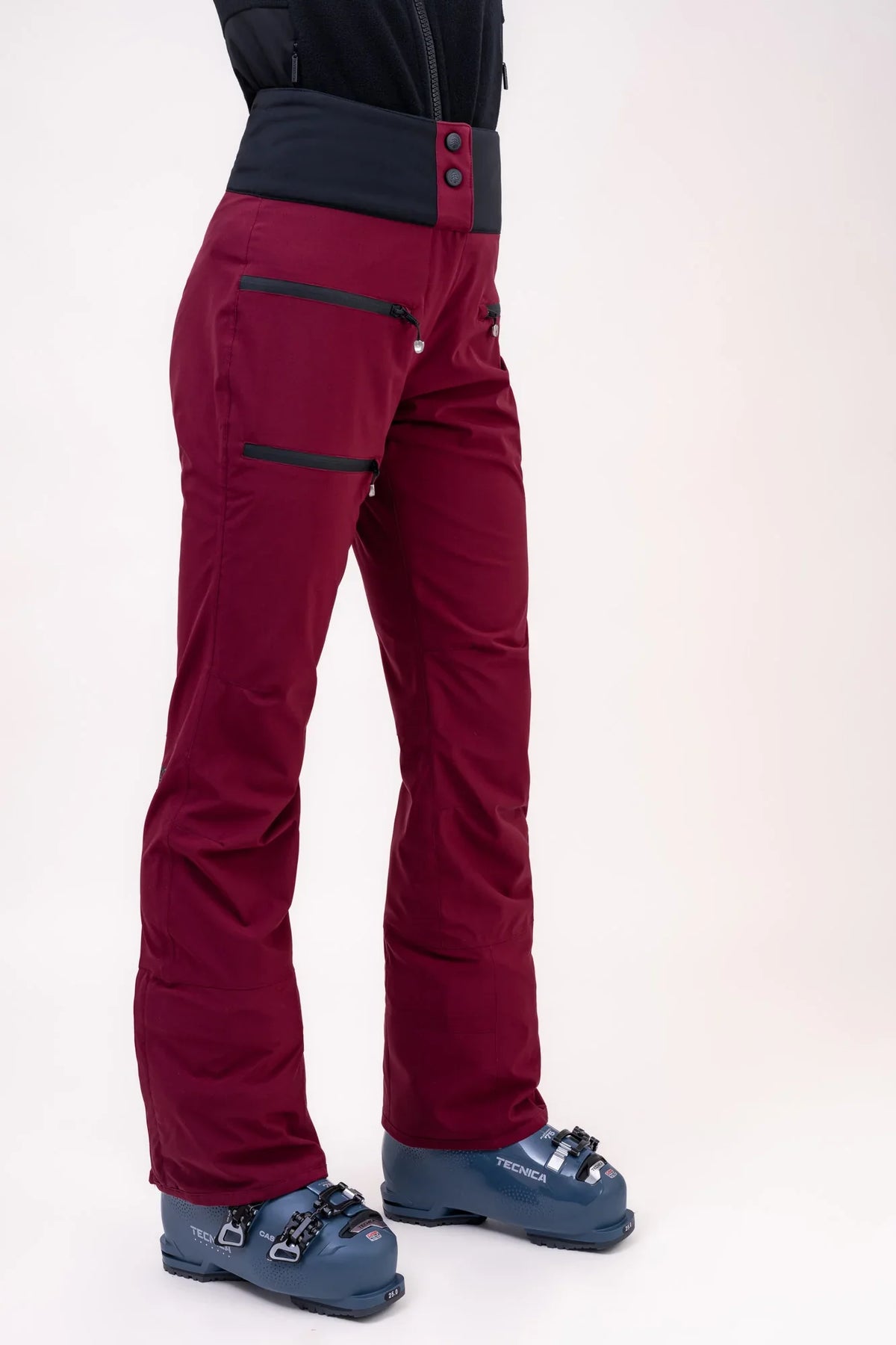 Ski pants women's - OBLIGE wine red – image 3