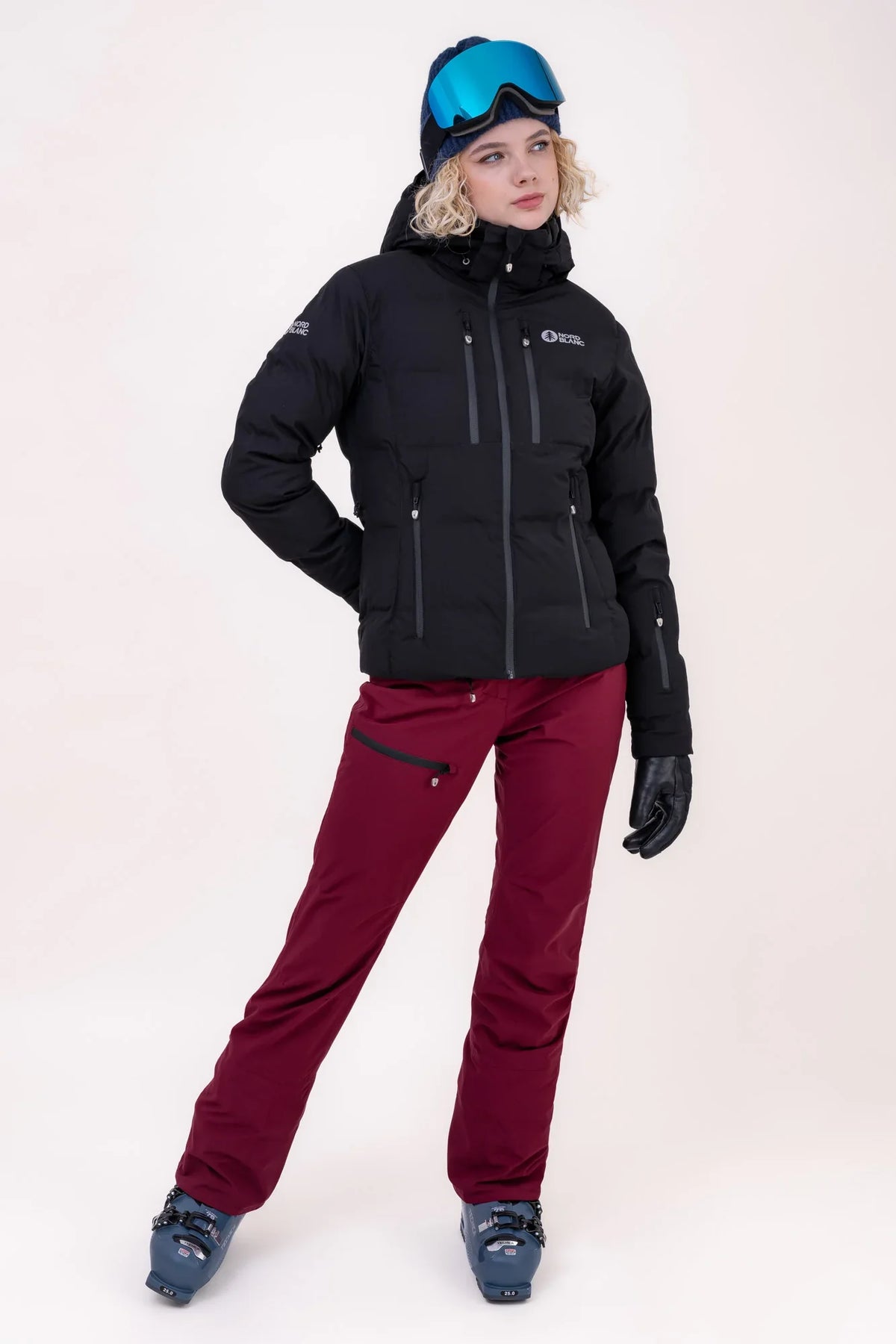 Ski pants women's - OBLIGE wine red – image 5