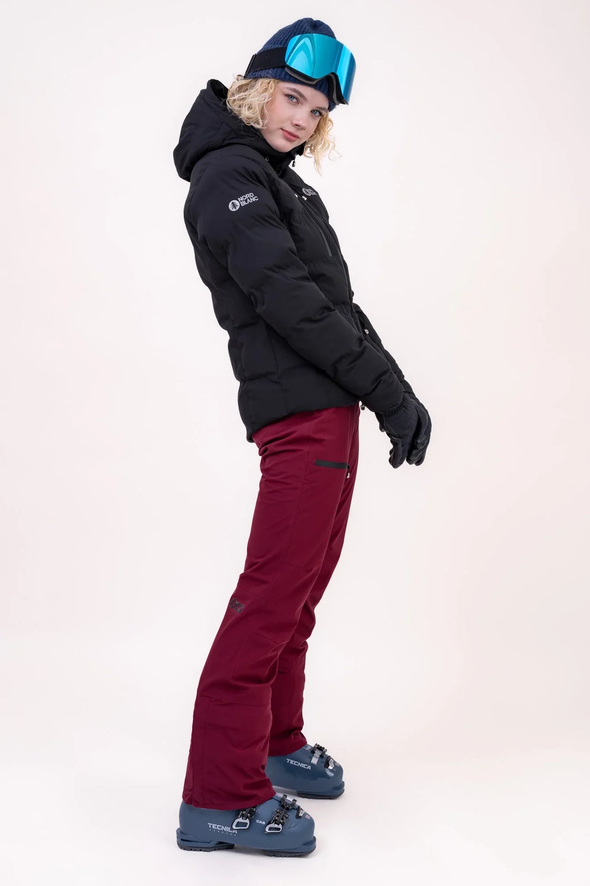 Ski pants women's - OBLIGE wine red – image 6