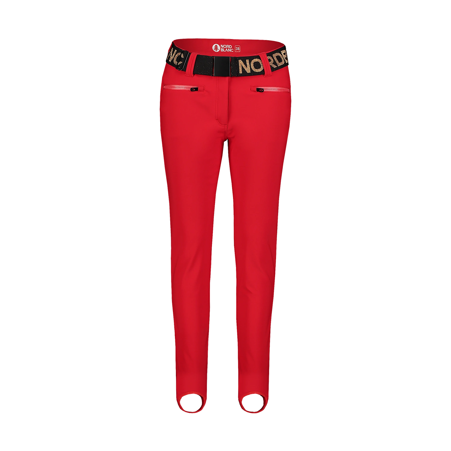 Softshell Skihose Damen - SKINTIGHT rot