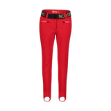 Pantaloni softshell de schi pentru femei - SKINTIGHT roșii