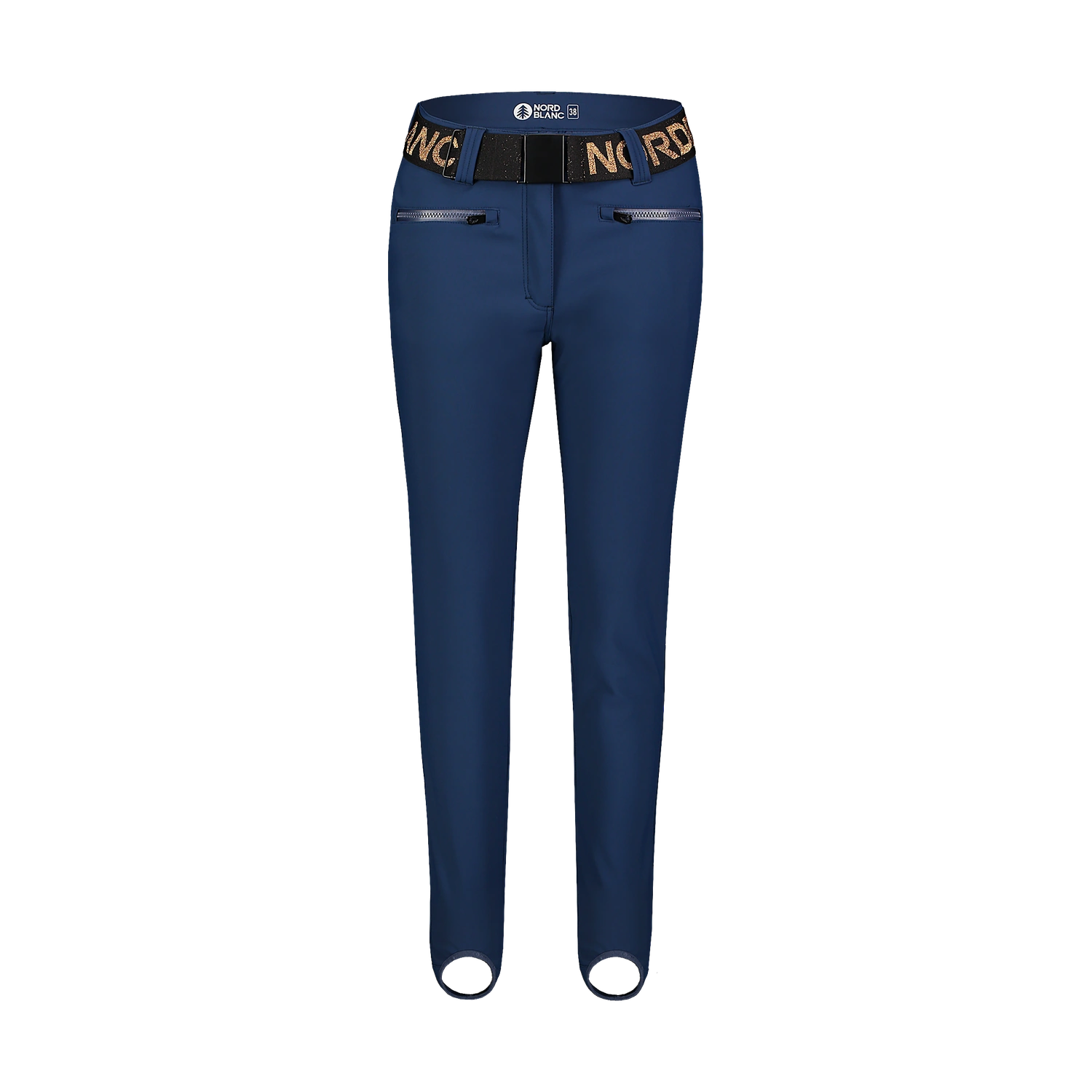 Softshell Skihose Damen - SKINTIGHT blau