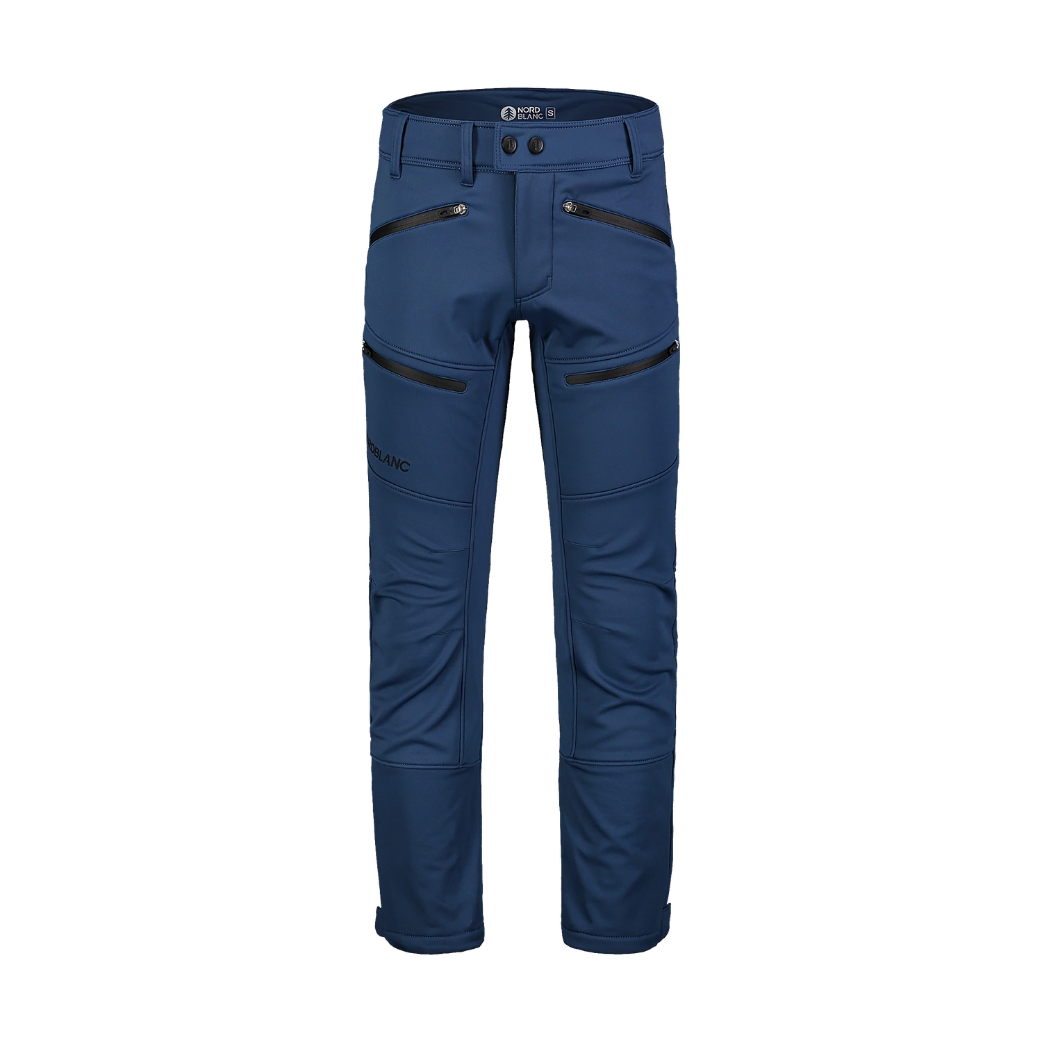 Softshell pants with fleece men's - ALIVE blue