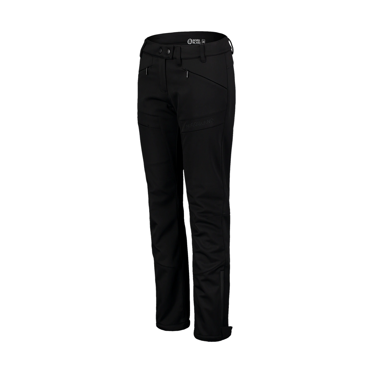 Fleece Gefüttert Softshellhose Damen - EXPLOSIVE schwarz-2