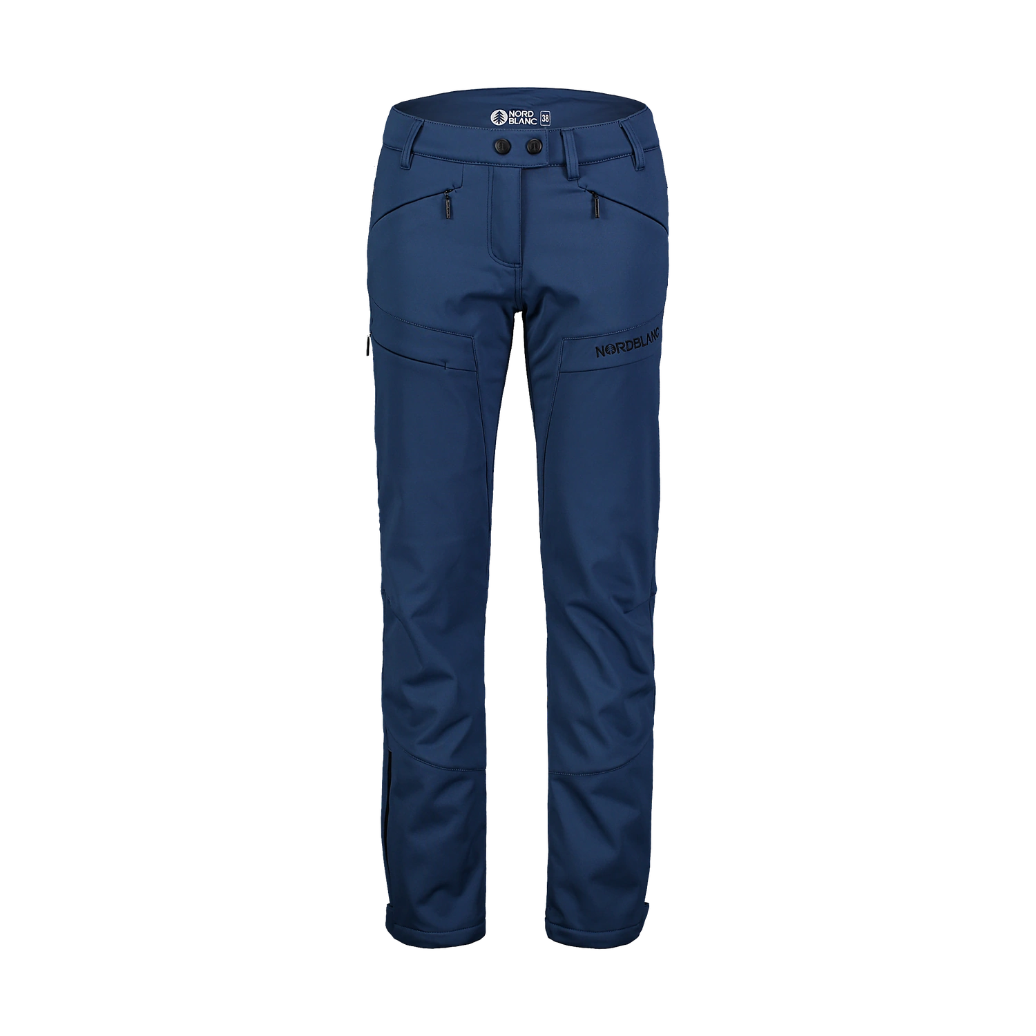 Fleece Gefüttert Softshellhose Damen - EXPLOSIVE blau