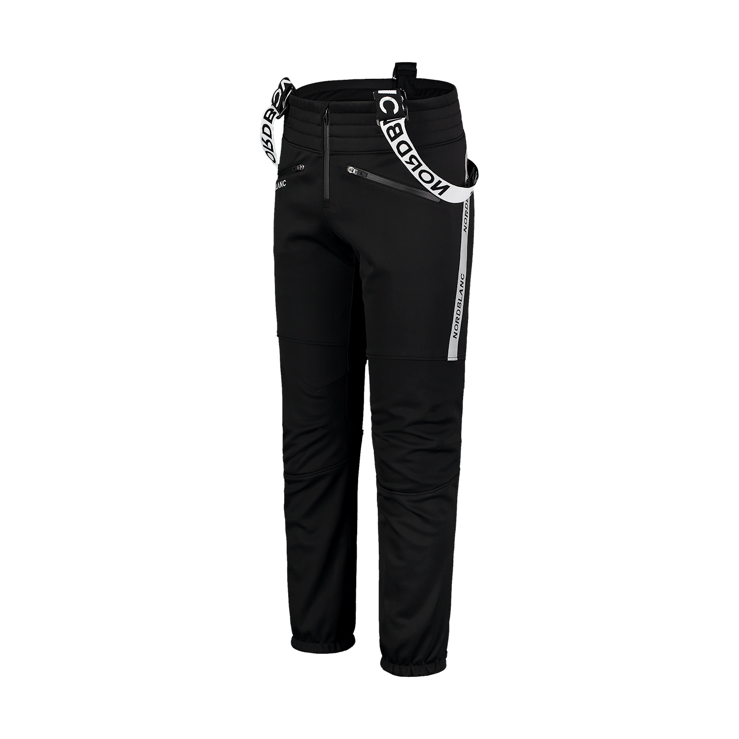 Fleece Gefüttert wasserdichte Softshellhose Herren - NORDIC schwarz-2